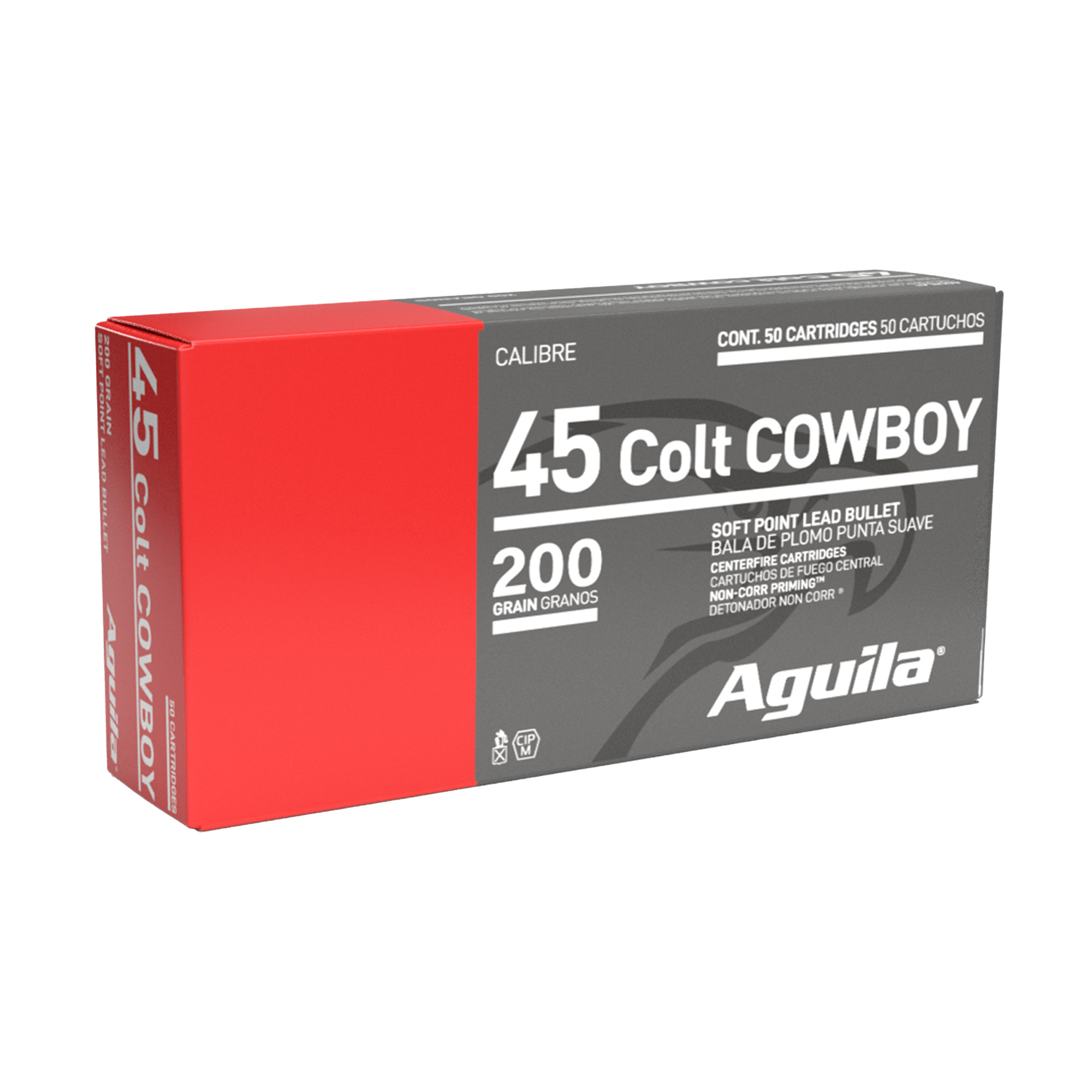 AGUILA 45 COLT 200GR SP 100 Rounds Pistol Ammunition at
