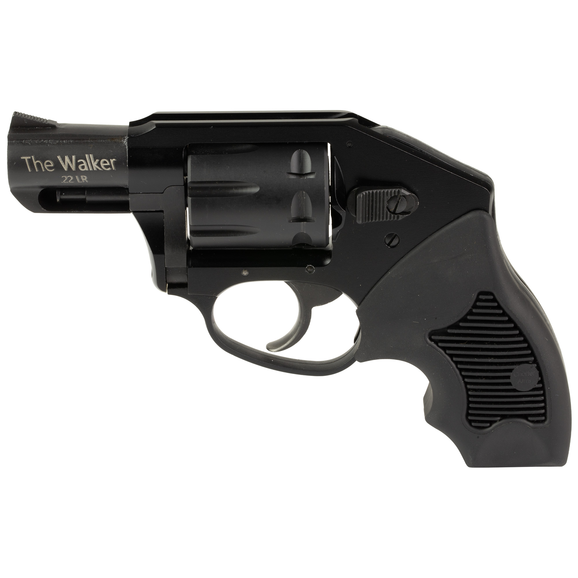 CHARTER ARMS THE WALKER 22 LR 2IN BARREL 8RD BLACK/BLACK PASSIVATE ALUM FRAME CONCEALED HAMMER SMALL COMPACT GRIP 12221