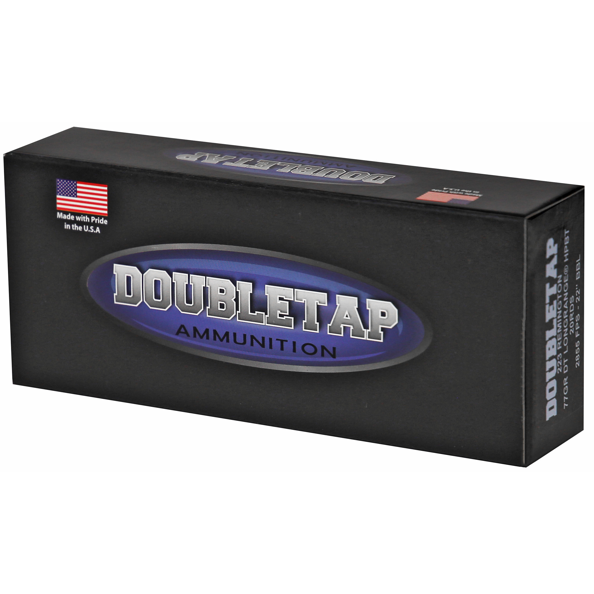 DoubleTap 223 Rem 77gr HPBT – Proven 223 Remington Match Ammo, 2855 fps, 20 Rounds 4 DoubleTap 223 Rem 77gr HPBT – Proven 223 Remington Match Ammo, 2855 fps, 20 Rounds - Image 4