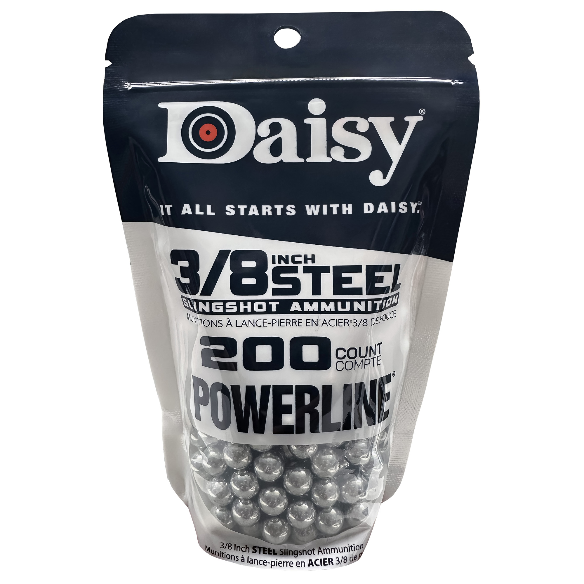 Daisy Powerline  3/8" Steel Ball  200 Count  Slingshot Ammo 998183-546 9981-img-1