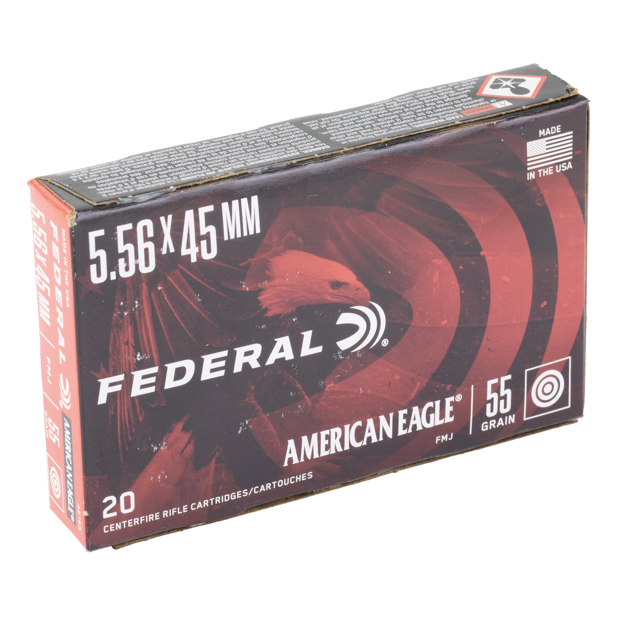 Federal 5.56 NATO 55gr FMJ – Reliable 5.56x45mm NATO Range Ammo, 3165 fps, 20 Rounds 3 Federal 5.56 NATO 55gr FMJ – Reliable 5.56x45mm NATO Range Ammo, 3165 fps, 20 Rounds - Image 3