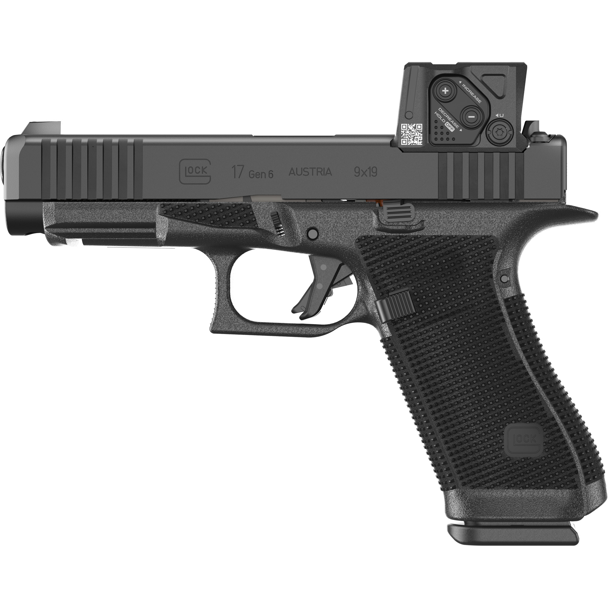 Glock 17 Gen 6 9mm Luger 4.49" Semi-Auto Pistol with Aimpoint COA Optic