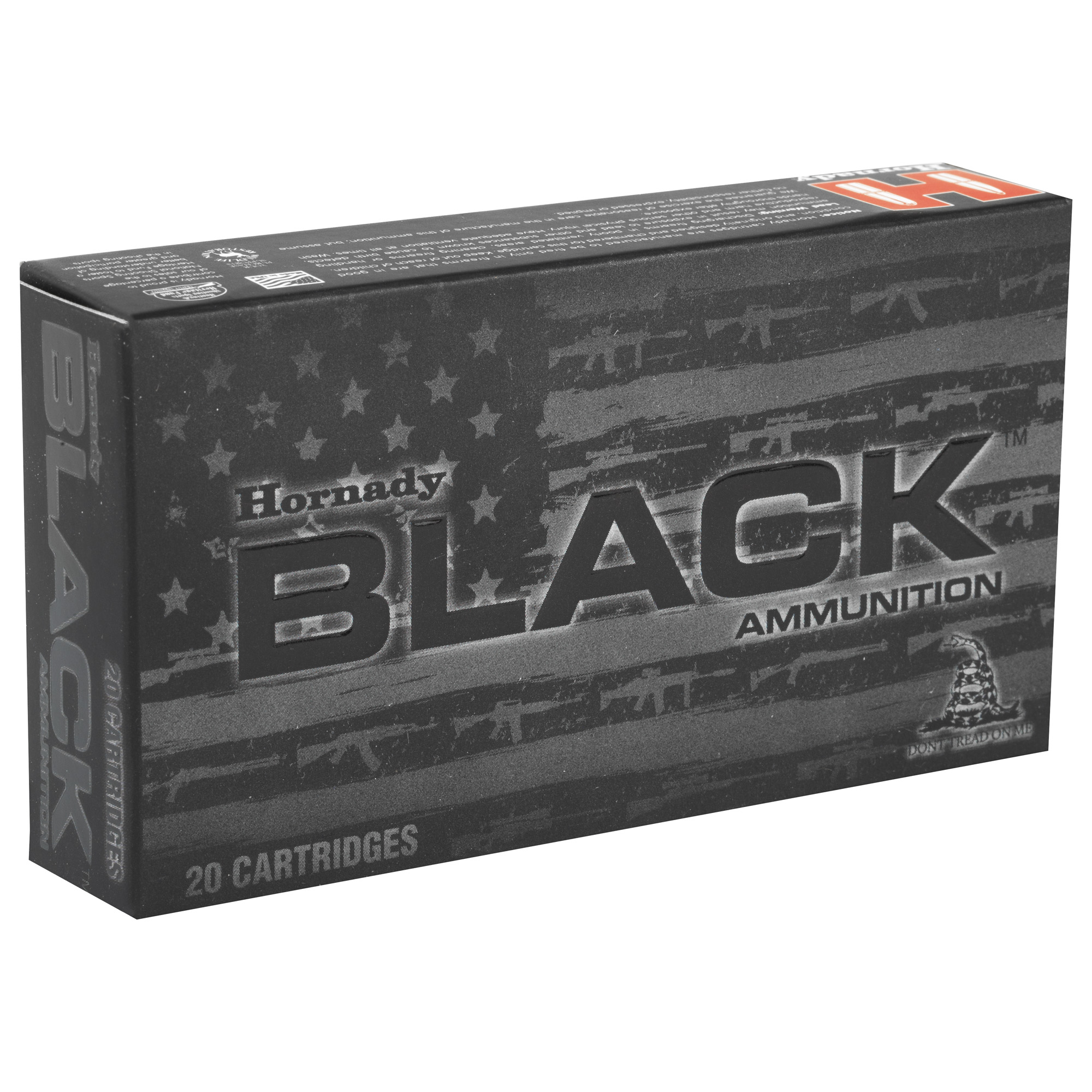Hornady 223 Rem 75gr BTHP Black – Proven .223 Remington Range and Hunting Ammo, 2790 fps, 20 Rounds 2 Hornady 223 Rem 75gr BTHP Black – Proven .223 Remington Range and Hunting Ammo, 2790 fps, 20 Rounds - Image 2