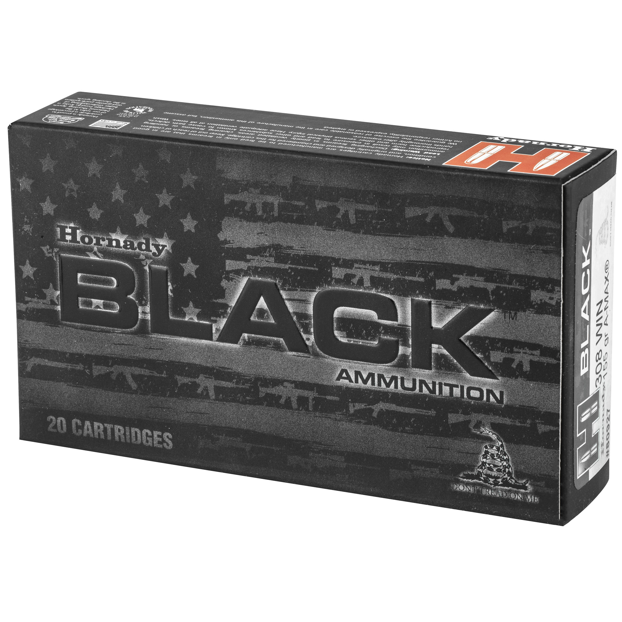 Hornady 308 Win 155gr ELD Match Black – Proven .308 Winchester Range and Hunting Ammo, 2850 fps, 20 Rounds 3 Hornady 308 Win 155gr ELD Match Black – Proven .308 Winchester Range and Hunting Ammo, 2850 fps, 20 Rounds - Image 3