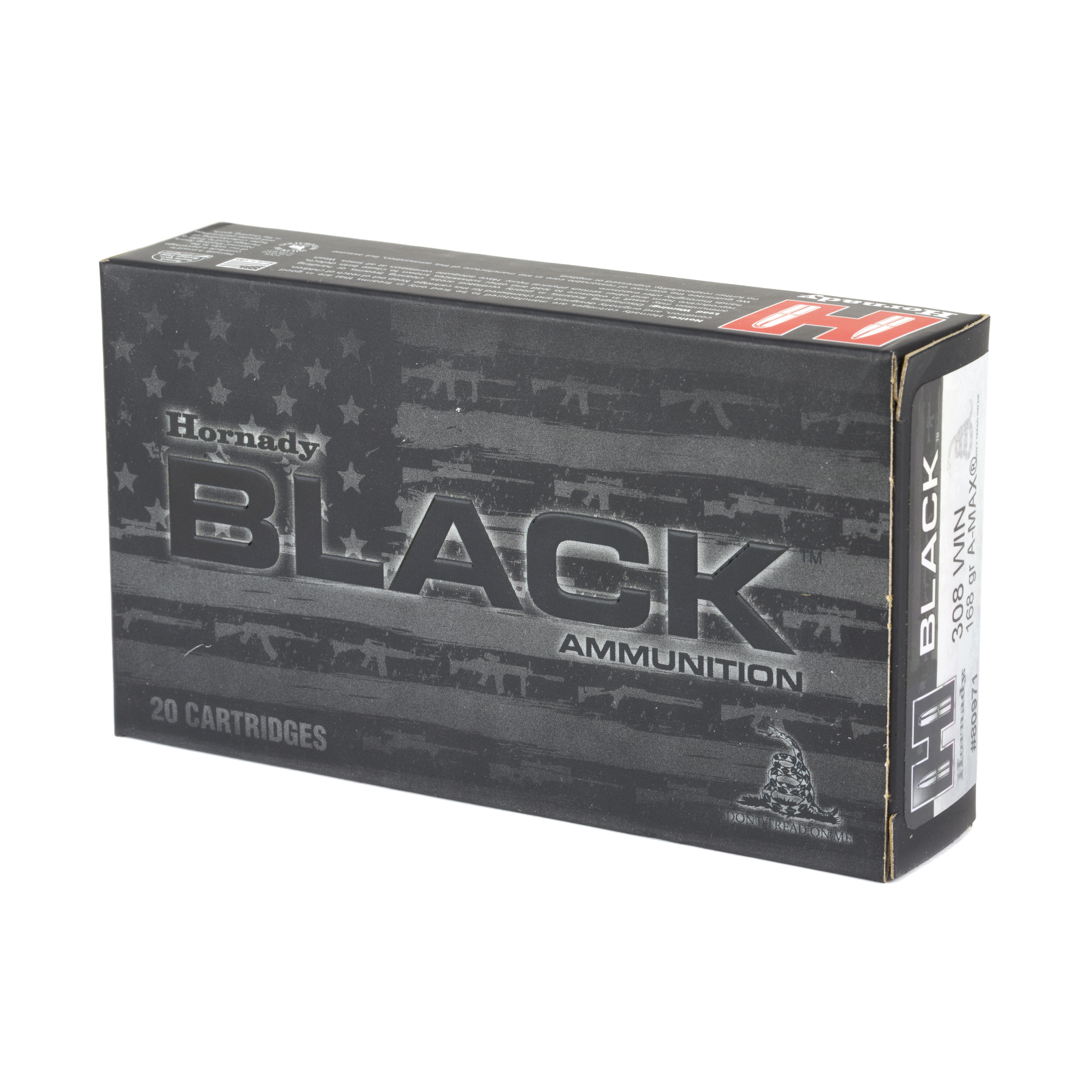 Hornady 308 Win 168gr ELD Match Black – Proven .308 Winchester Range and Hunting Ammo, 2700 fps, 20 Rounds 3 Hornady 308 Win 168gr ELD Match Black – Proven .308 Winchester Range and Hunting Ammo, 2700 fps, 20 Rounds - Image 3