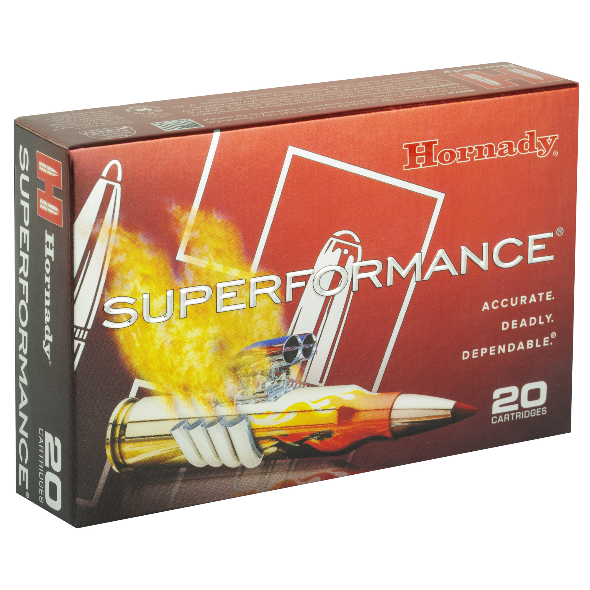 Hornady 30-06 180gr SST Superformance – Proven .30-06 Springfield Hunting Ammo, 2820 fps, 20 Rounds 2 Hornady 30-06 180gr SST Superformance – Proven .30-06 Springfield Hunting Ammo, 2820 fps, 20 Rounds - Image 2