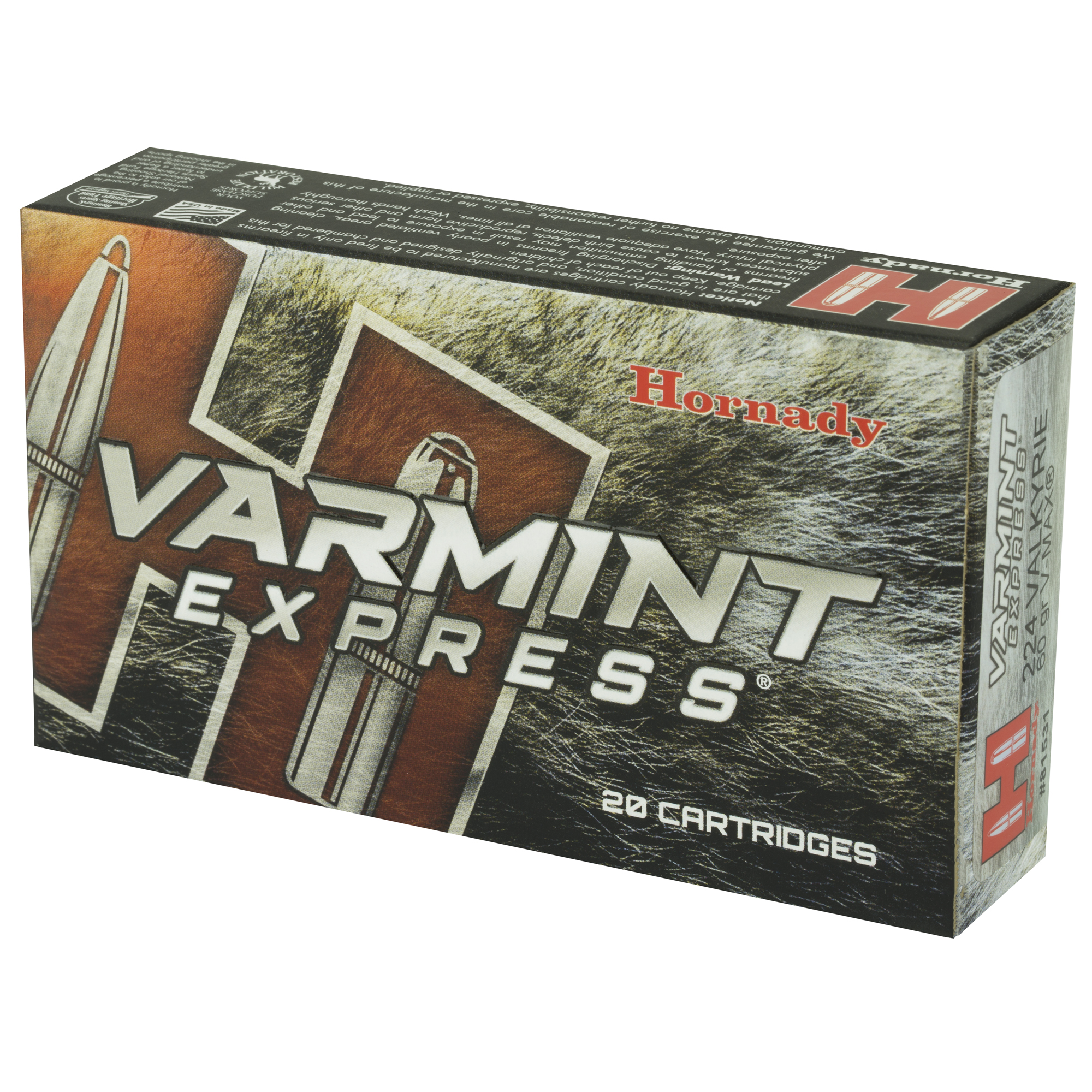 Hornady 224 Valkyrie 60gr V-MAX – Proven 224 Valkyrie Varmint Ammo, 3300 fps, 20 Rounds 3 Hornady 224 Valkyrie 60gr V-MAX – Proven 224 Valkyrie Varmint Ammo, 3300 fps, 20 Rounds - Image 3