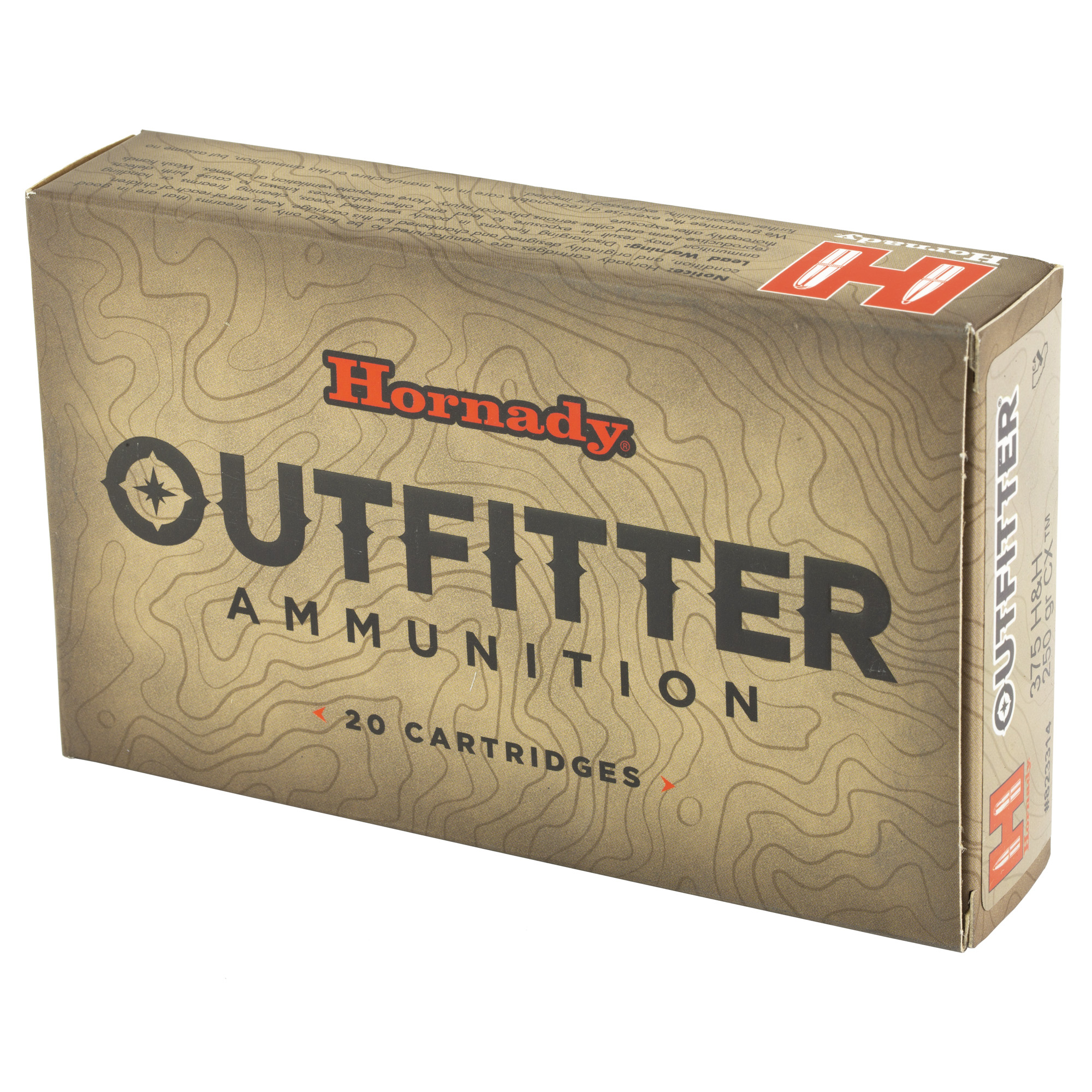 Hornady 375 H and H 250gr CX Outfitter – Proven .375 H&H Magnum Hunting Ammo, 2700 fps, 20 Rounds 3 Hornady 375 H and H 250gr CX Outfitter – Proven .375 H&H Magnum Hunting Ammo, 2700 fps, 20 Rounds - Image 3