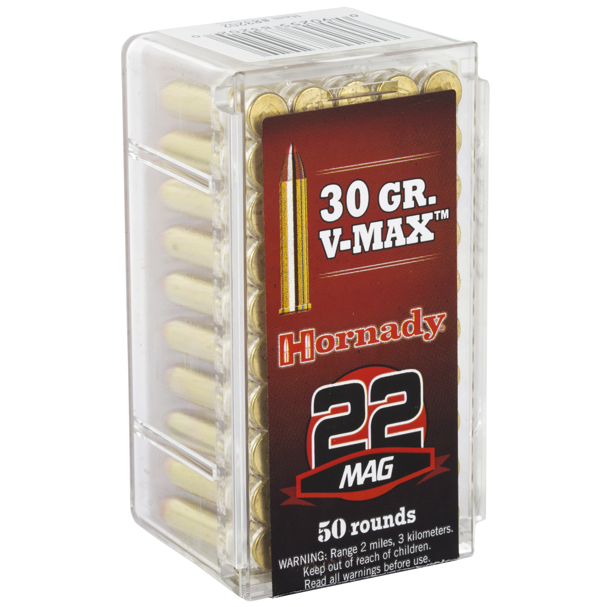Hornady 22 WMR 30gr V-MAX – Proven .22 WMR Rimfire Varmint Ammo, 2200 fps, 50 Rounds 2 Hornady 22 WMR 30gr V-MAX – Proven .22 WMR Rimfire Varmint Ammo, 2200 fps, 50 Rounds - Image 2