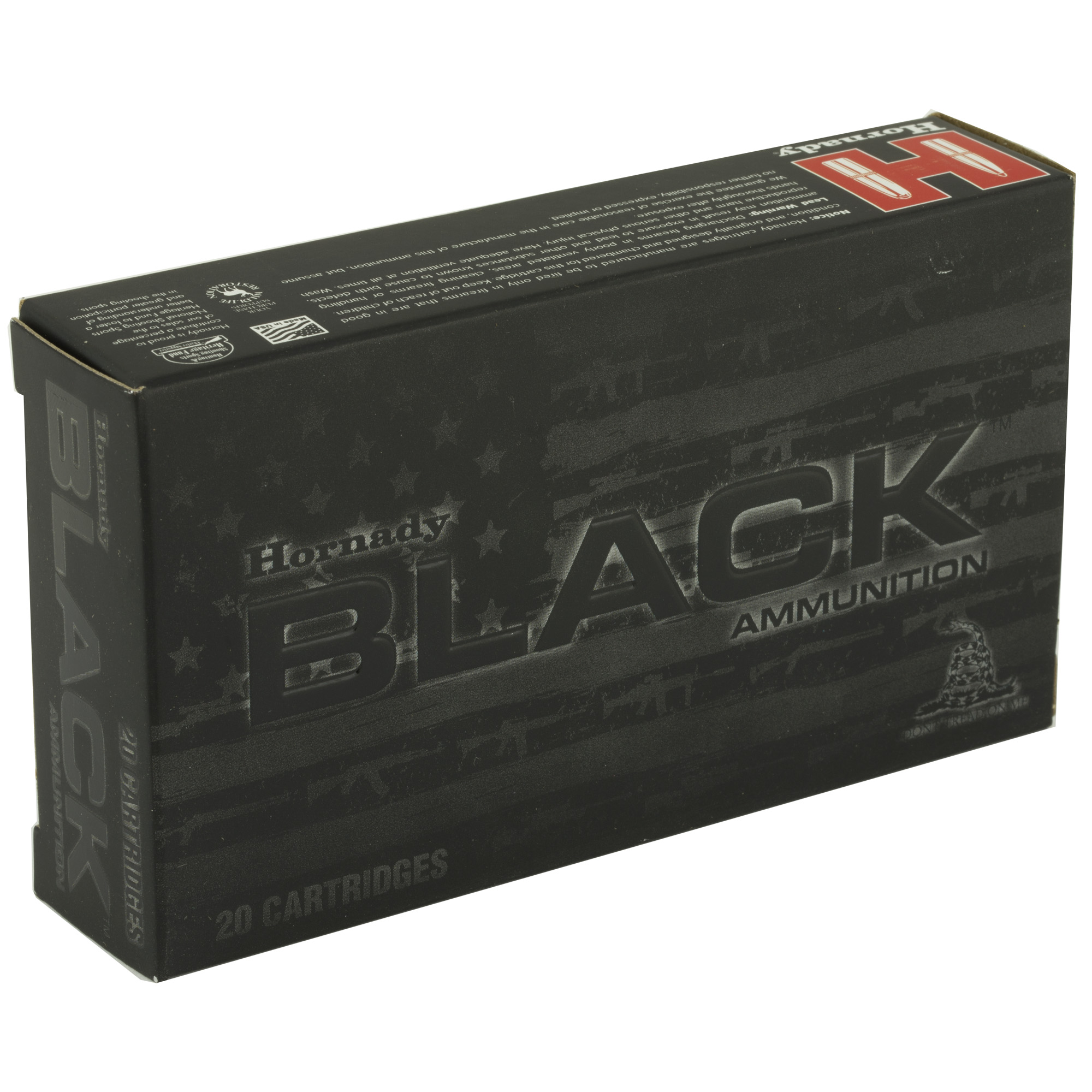 Hornady 6.8 SPC 110gr V-MAX Black – Proven 6.8mm Remington SPC Range and Hunting Ammo, 2575 fps, 20 Rounds 2 Hornady 6.8 SPC 110gr V-MAX Black – Proven 6.8mm Remington SPC Range and Hunting Ammo, 2575 fps, 20 Rounds - Image 2