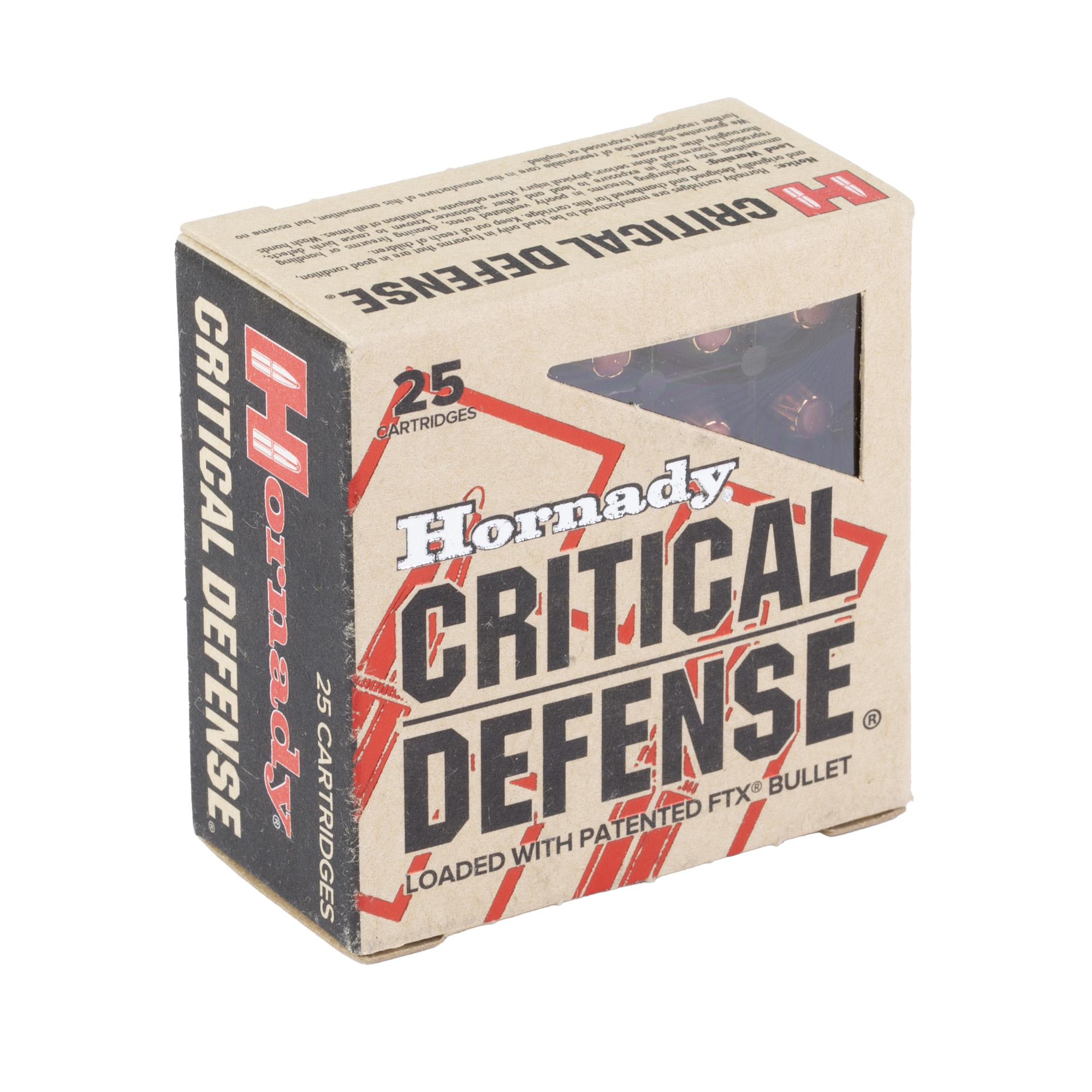 Hornady 380 Auto 90gr FTX Critical Defense – Proven .380 ACP Self-Defense Ammo, 1000 fps, 25 Rounds 2 Hornady 380 Auto 90gr FTX Critical Defense – Proven .380 ACP Self-Defense Ammo, 1000 fps, 25 Rounds - Image 2