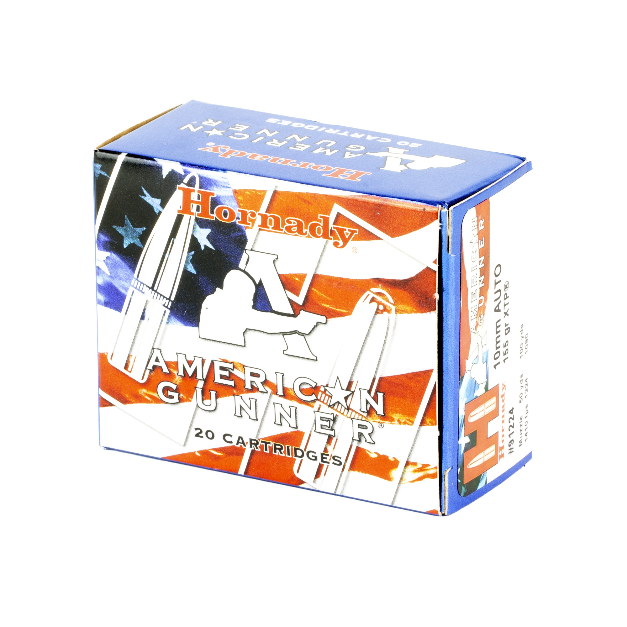 Hornady 10mm 155gr XTP American Gunner – Proven 10mm Auto Hunting Ammo, 1410 fps, 20 Rounds 3 Hornady 10mm 155gr XTP American Gunner – Proven 10mm Auto Hunting Ammo, 1410 fps, 20 Rounds - Image 3
