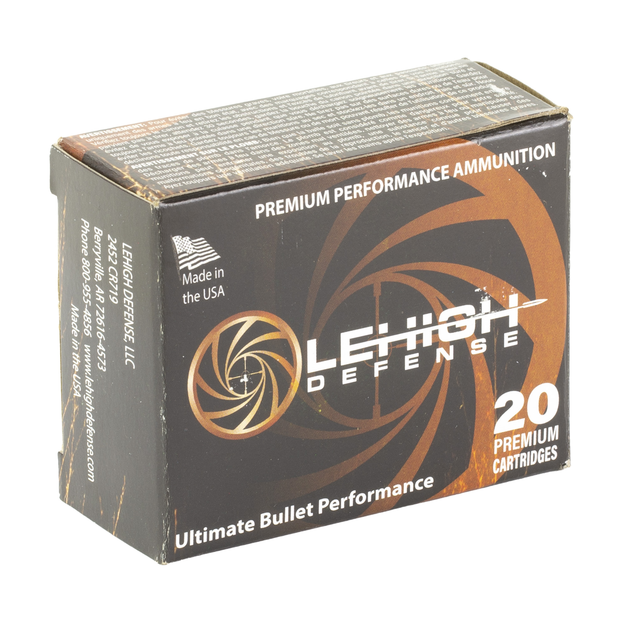 Lehigh Defense 10mm 115gr XD – Proven 10mm Auto Defense Ammo, 1700 fps, 20 Rounds 2 Lehigh Defense 10mm 115gr XD – Proven 10mm Auto Defense Ammo, 1700 fps, 20 Rounds - Image 2