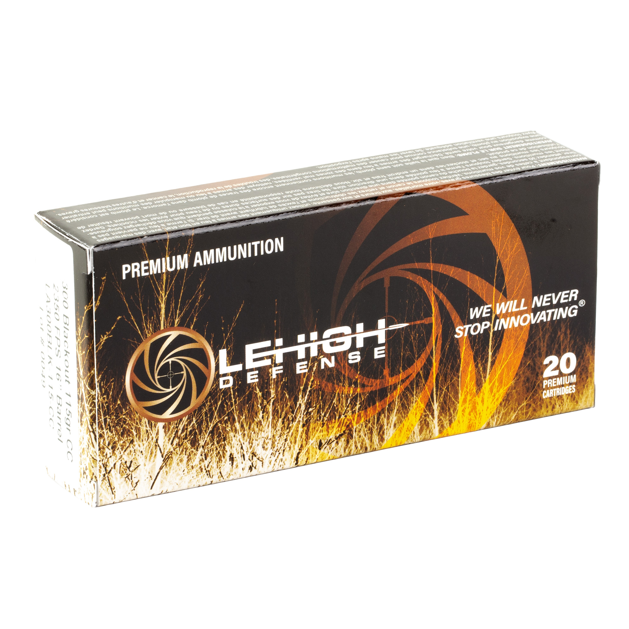 Lehigh Defense 300 BLK 115gr Controlled Chaos – Proven 300 Blackout Defense & Hunting Ammo, 2350 fps, 20 Rounds 2 Lehigh Defense 300 BLK 115gr Controlled Chaos – Proven 300 Blackout Defense & Hunting Ammo, 2350 fps, 20 Rounds - Image 2
