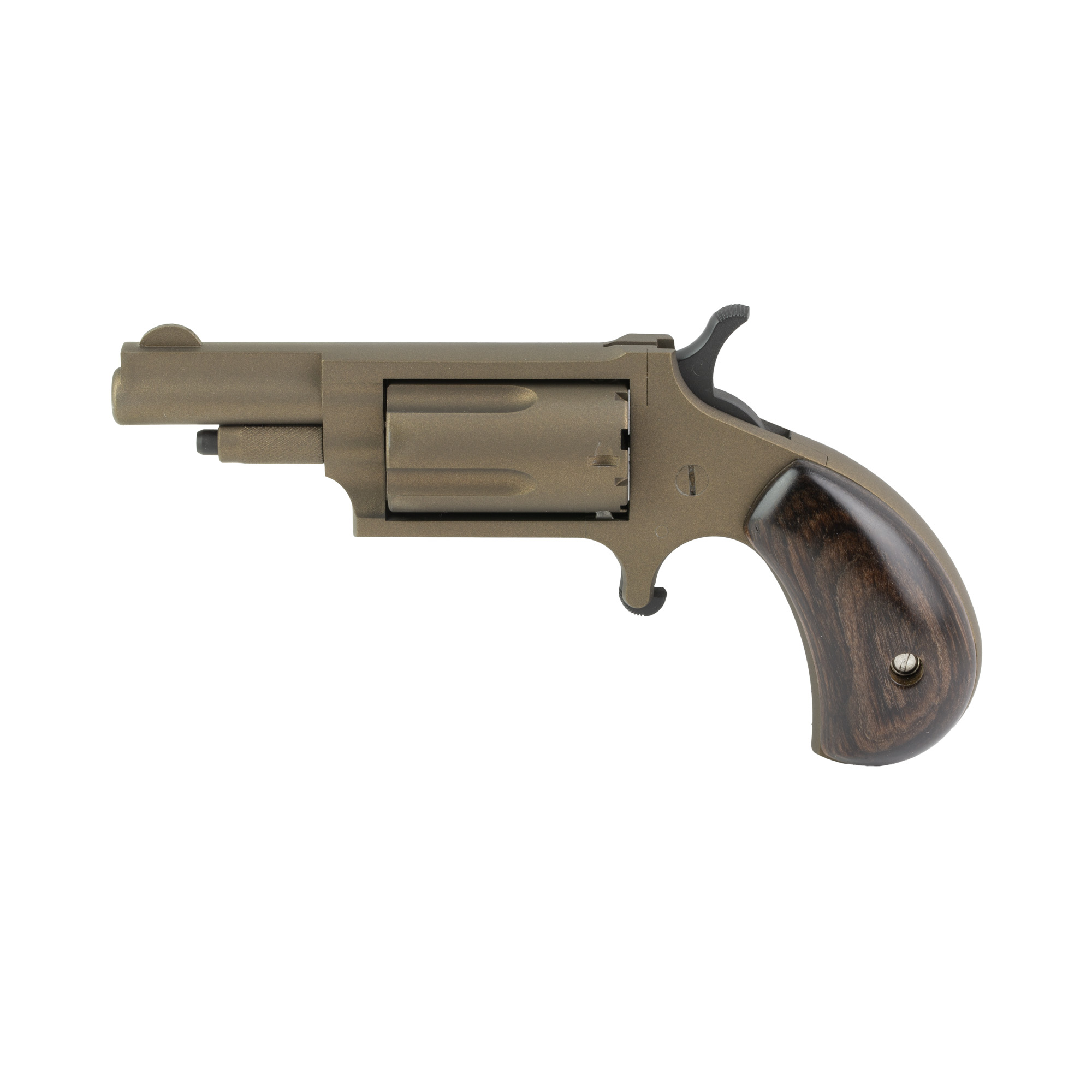 North American Arms Bootlegger Revolver - 22 Magnum, 1.63" Barrel, Burnt Bronze