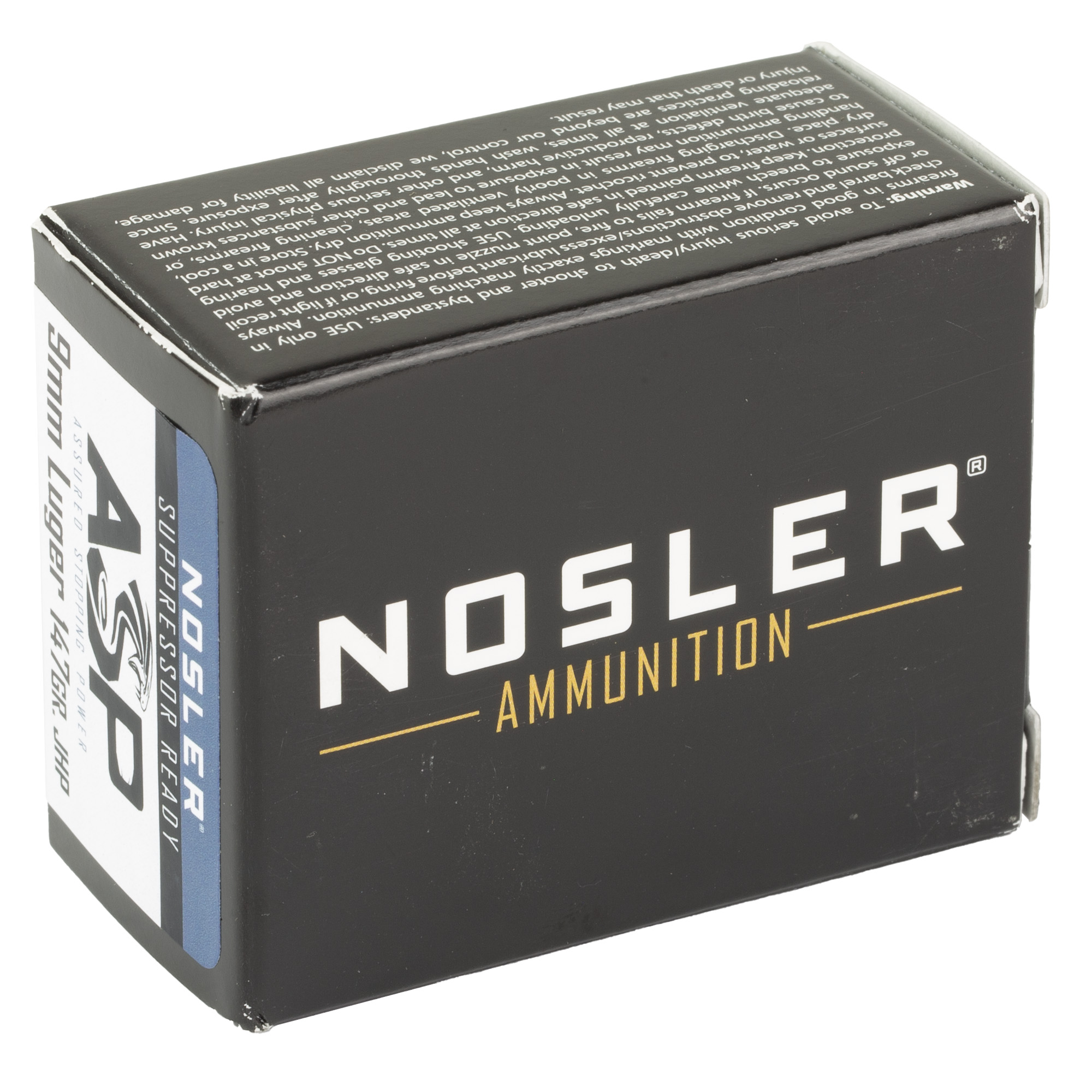 Nosler ASP 9mm 147gr – Trusted Personal Defense Ammo, 20 Rounds 4 Nosler ASP 9mm 147gr – Trusted Personal Defense Ammo, 20 Rounds - Image 4