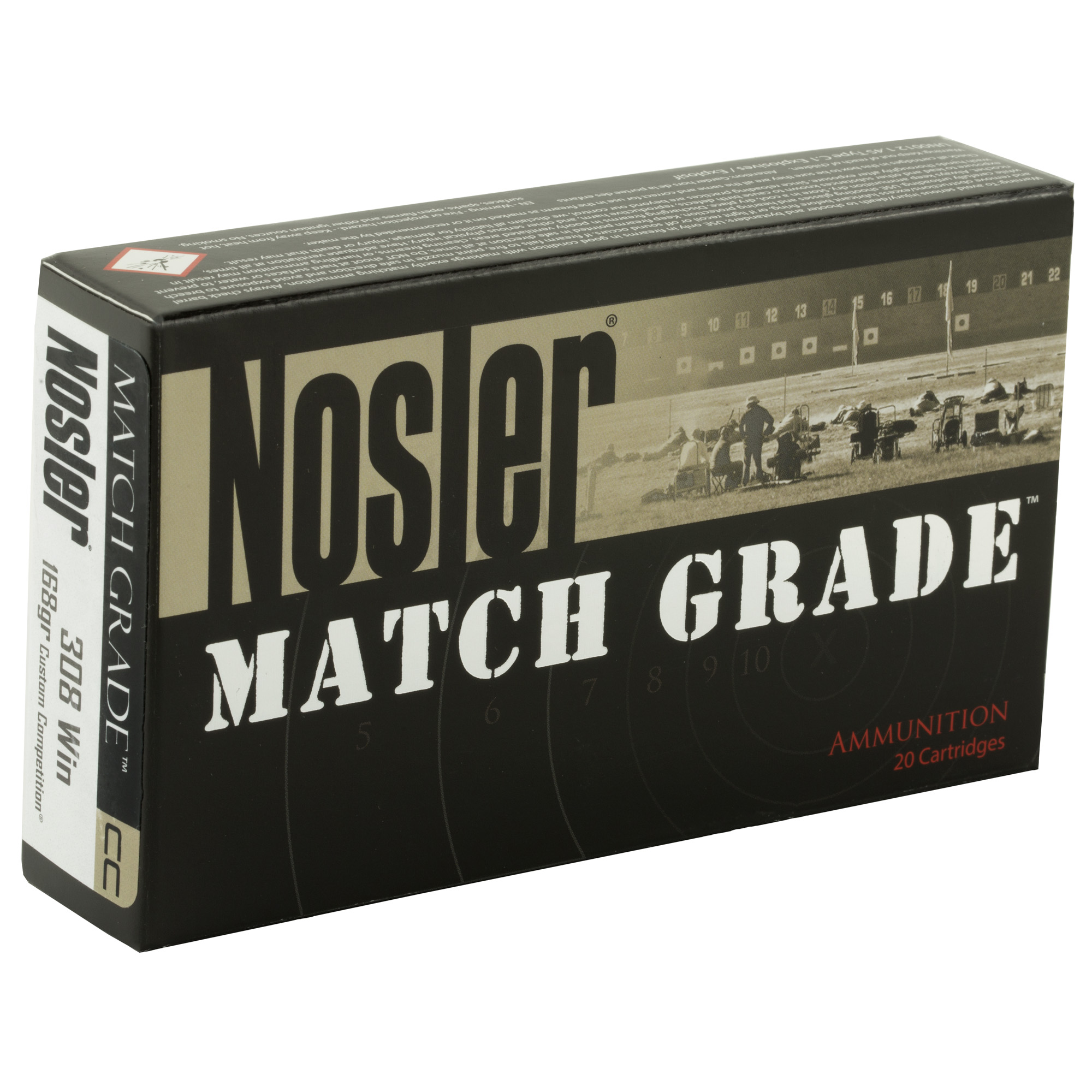 Nosler Custom Competition 308 Win 168gr – Proven Match Ammo, 20 Rounds 3 Nosler Custom Competition 308 Win 168gr – Proven Match Ammo, 20 Rounds - Image 3