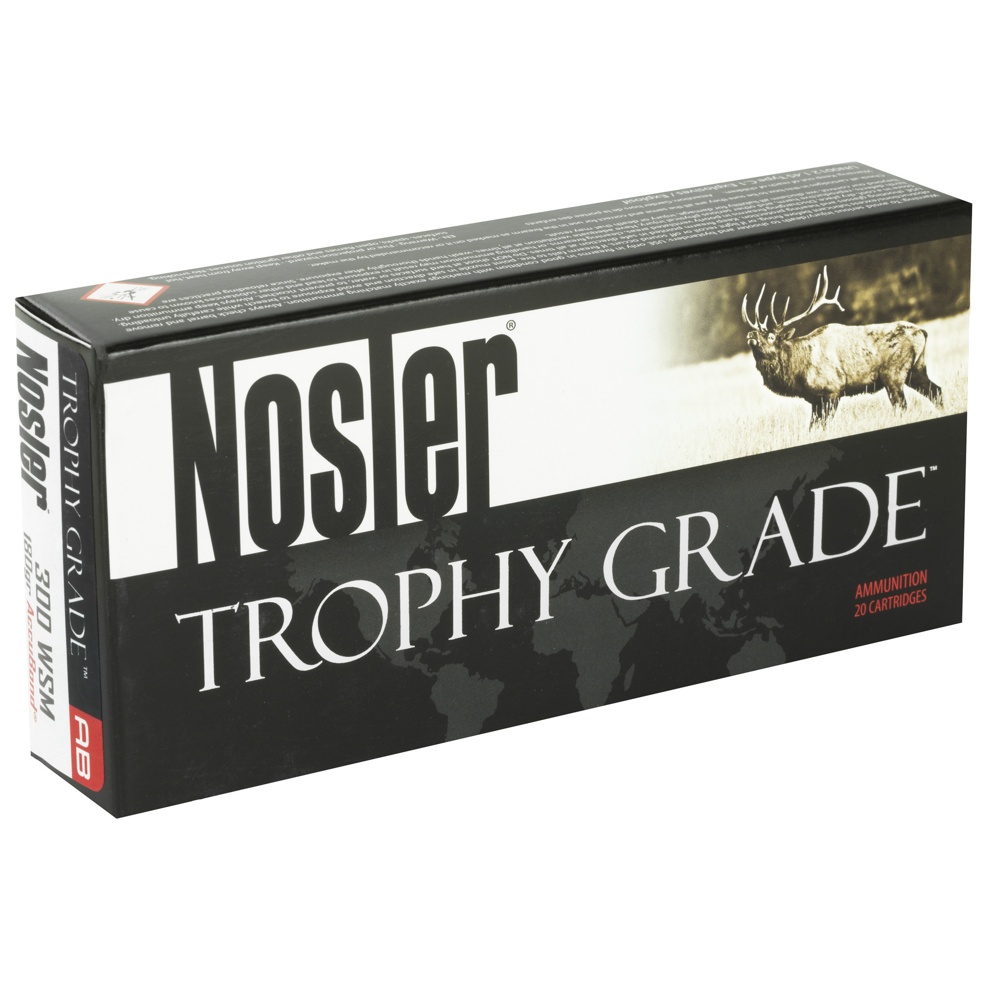 Nosler Trophy Grade 300 WSM 180gr – Dependable Big Game Hunting Ammo, 20 Rounds 4 Nosler Trophy Grade 300 WSM 180gr – Dependable Big Game Hunting Ammo, 20 Rounds - Image 4