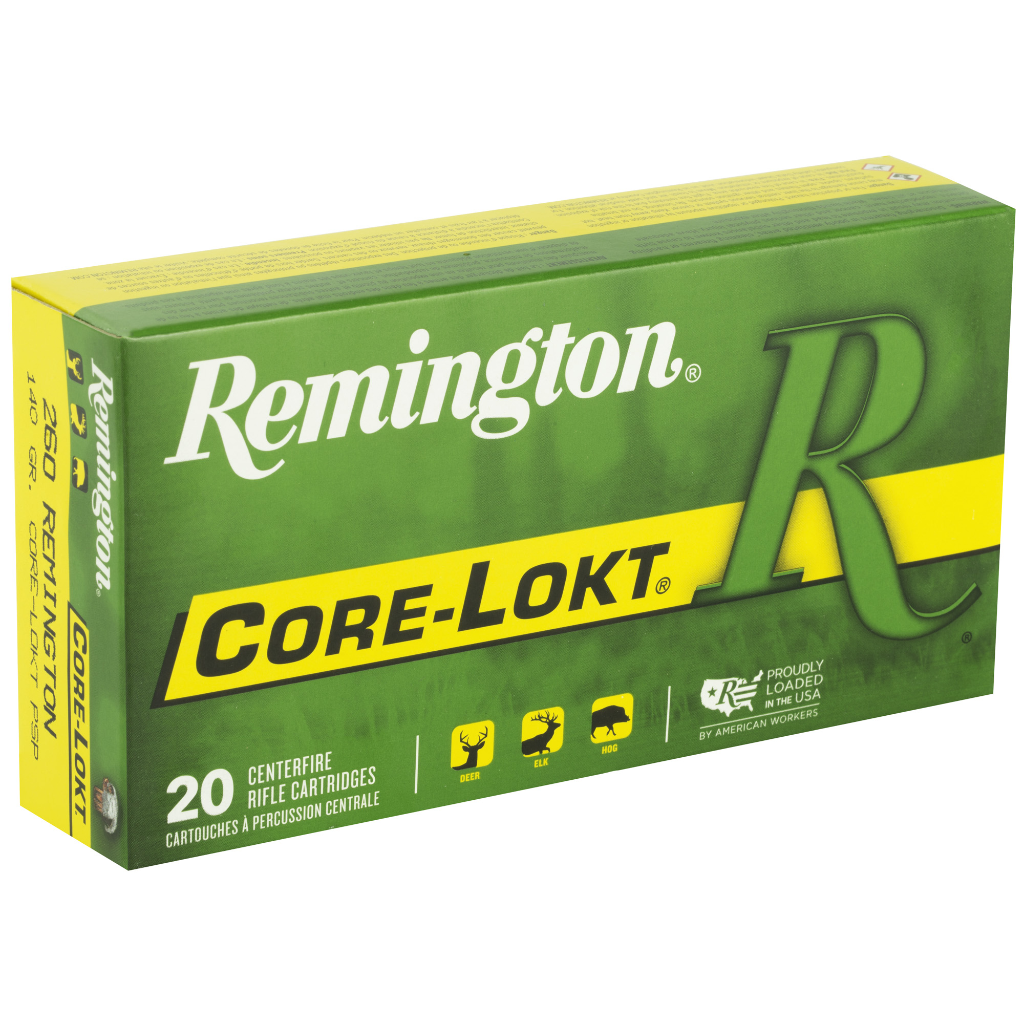 Remington Core-Lokt 260 Rem 140gr – Proven Big Game Hunting Ammo, 20 Rounds 3 Remington Core-Lokt 260 Rem 140gr – Proven Big Game Hunting Ammo, 20 Rounds - Image 3