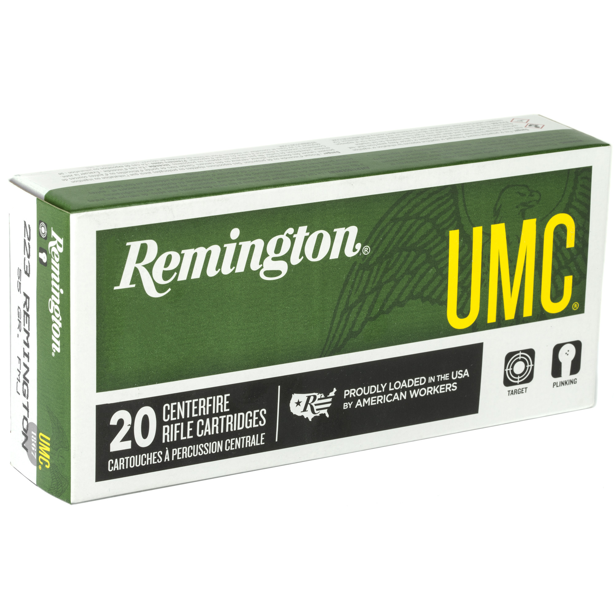 Remington UMC 223 Rem 55gr – Dependable Range Ammo, 20 Rounds 4 Remington UMC 223 Rem 55gr – Dependable Range Ammo, 20 Rounds - Image 4