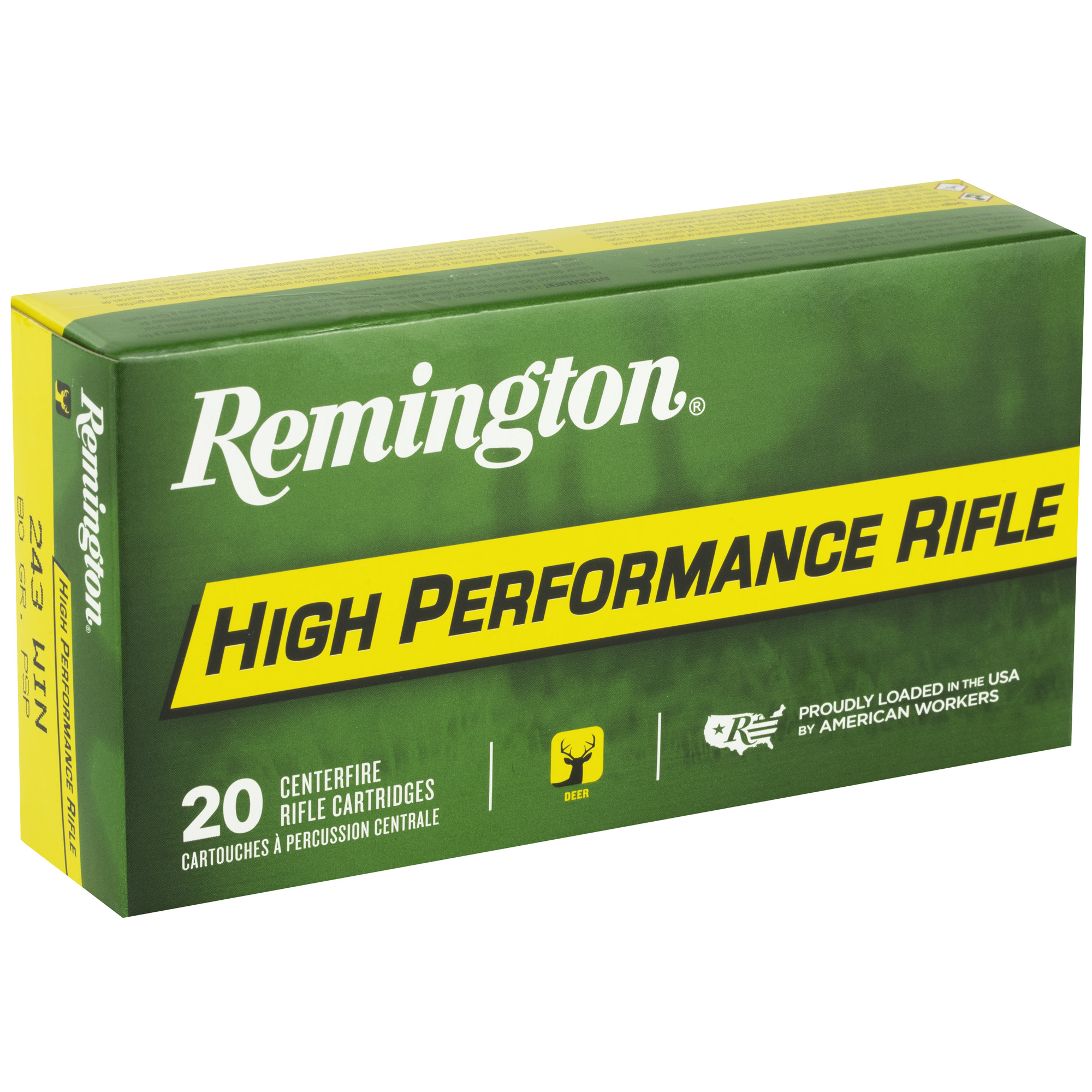 REMINGTON 243 WIN 80GR PSP 100 Rounds Rifle Ammunition at GunBroker