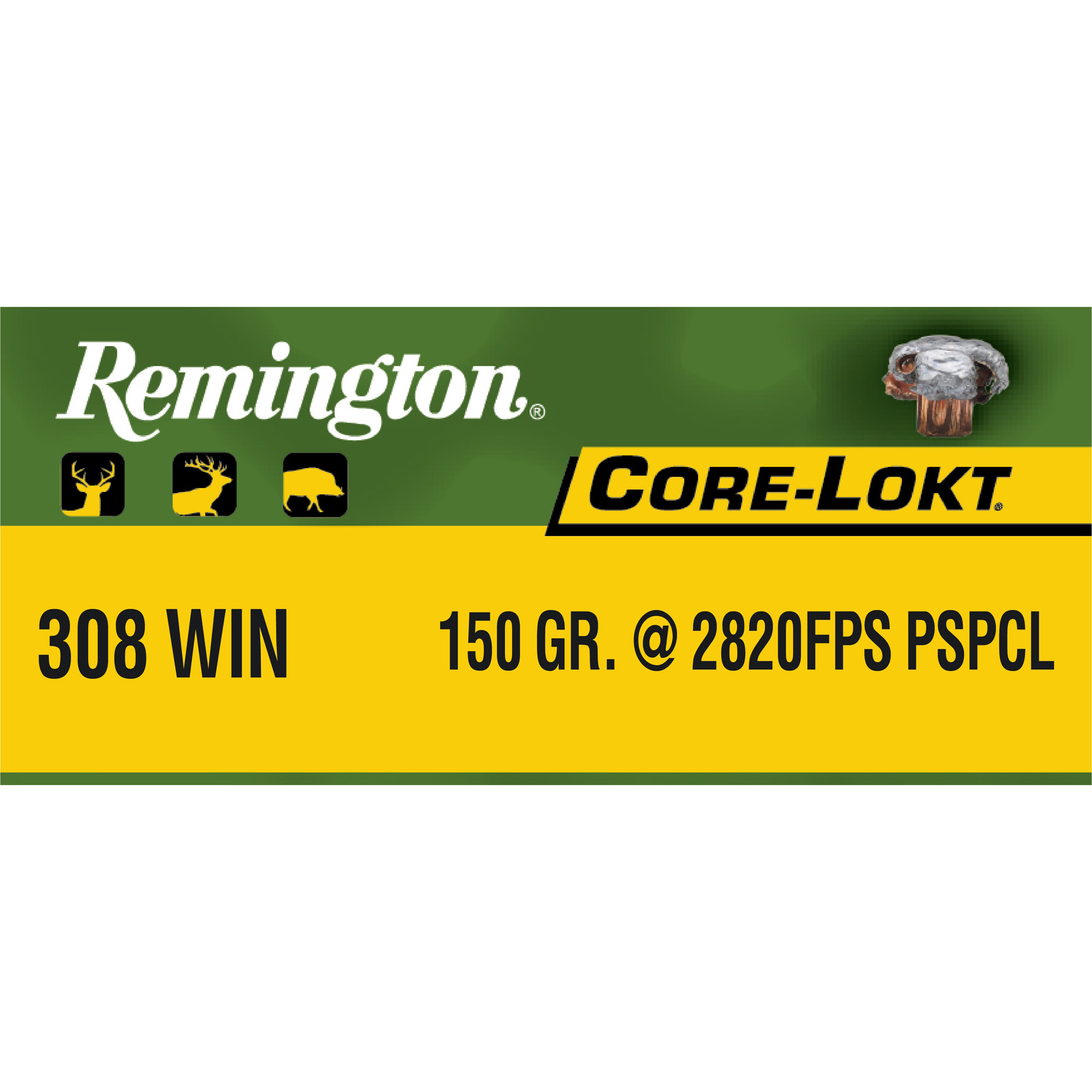 REMINGTON .308 WIN 150GR PSP CL 1000 Rounds Rifle Ammunition at