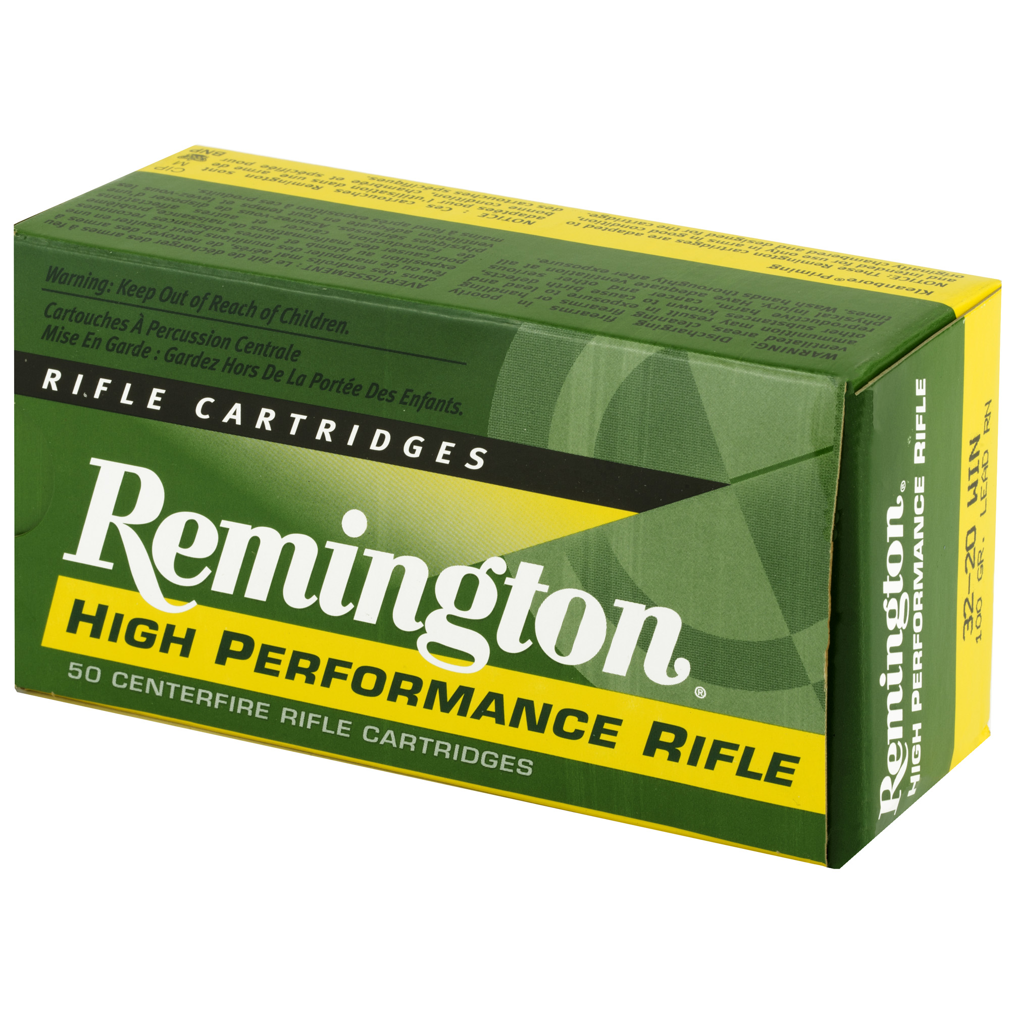 Remington High Performance 32-20 100gr – Dependable Range Ammo, 50 Rounds 3 Remington High Performance 32-20 100gr – Dependable Range Ammo, 50 Rounds - Image 3