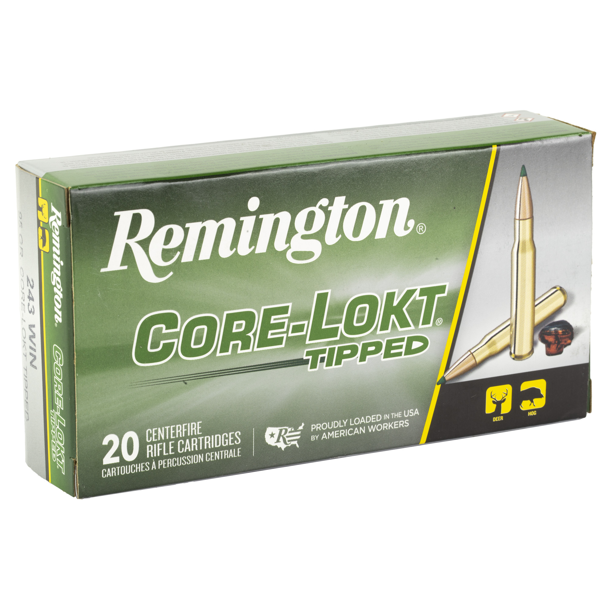 Remington Core-Lokt Tipped 243 Win 95gr – Trusted Big Game Hunting Ammo, 20 Rounds 4 Remington Core-Lokt Tipped 243 Win 95gr – Trusted Big Game Hunting Ammo, 20 Rounds - Image 4