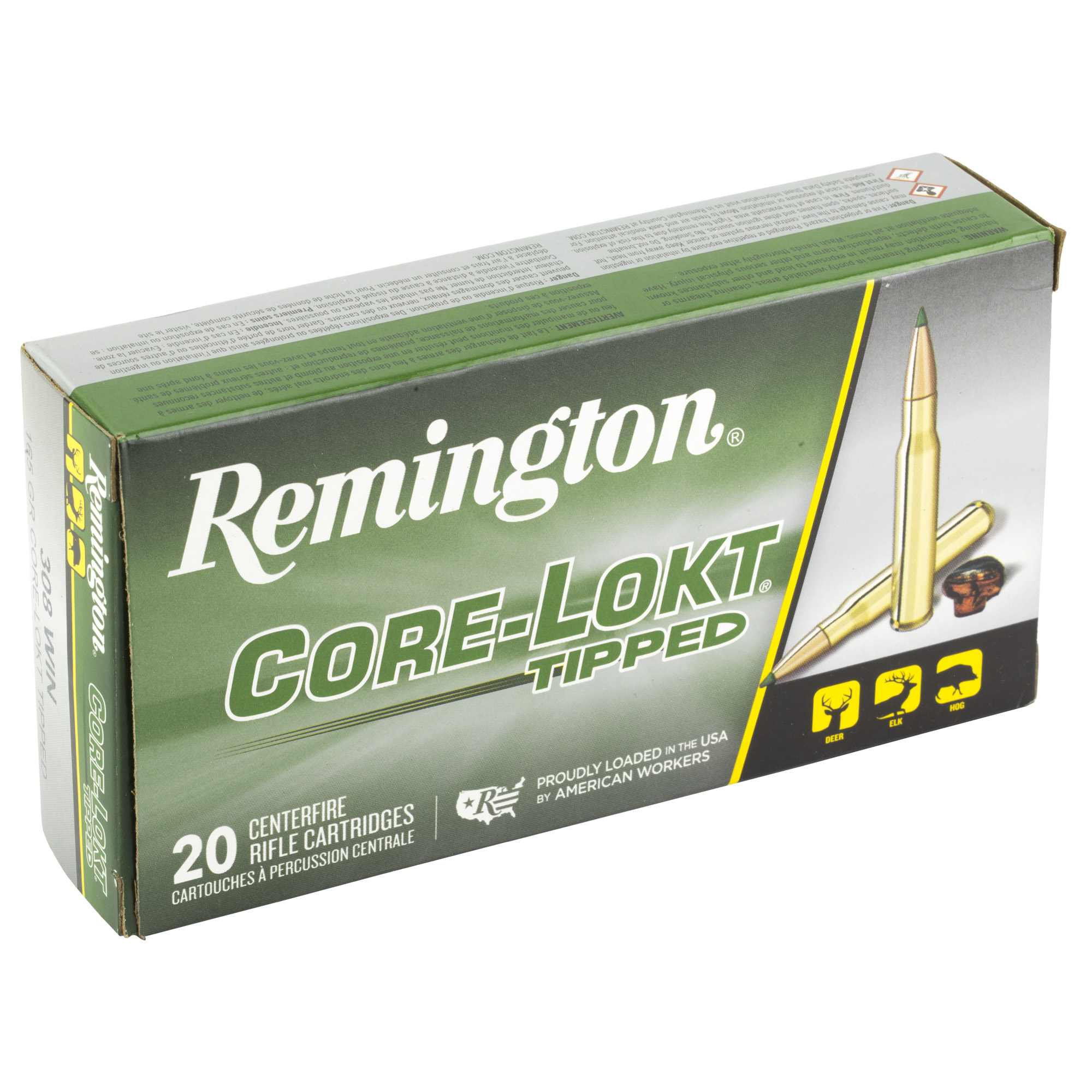 Remington Core-Lokt 308 Win 165gr – Reliable Big Game Hunting Ammo, 20 Rounds 3 Remington Core-Lokt 308 Win 165gr – Reliable Big Game Hunting Ammo, 20 Rounds - Image 3