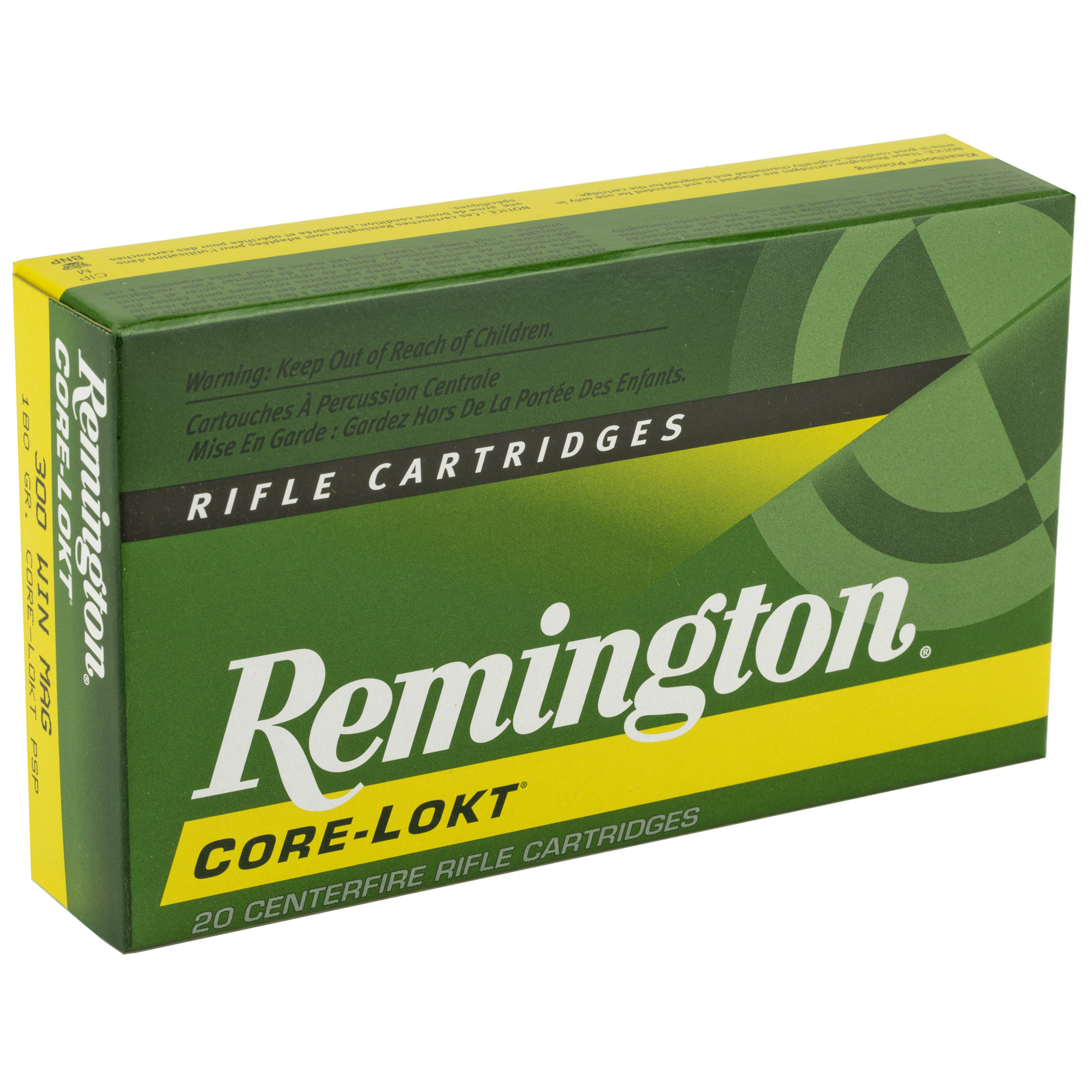 REMINGTON 300 WIN 180GR PSP CL 100 Rounds Rifle Ammunition at