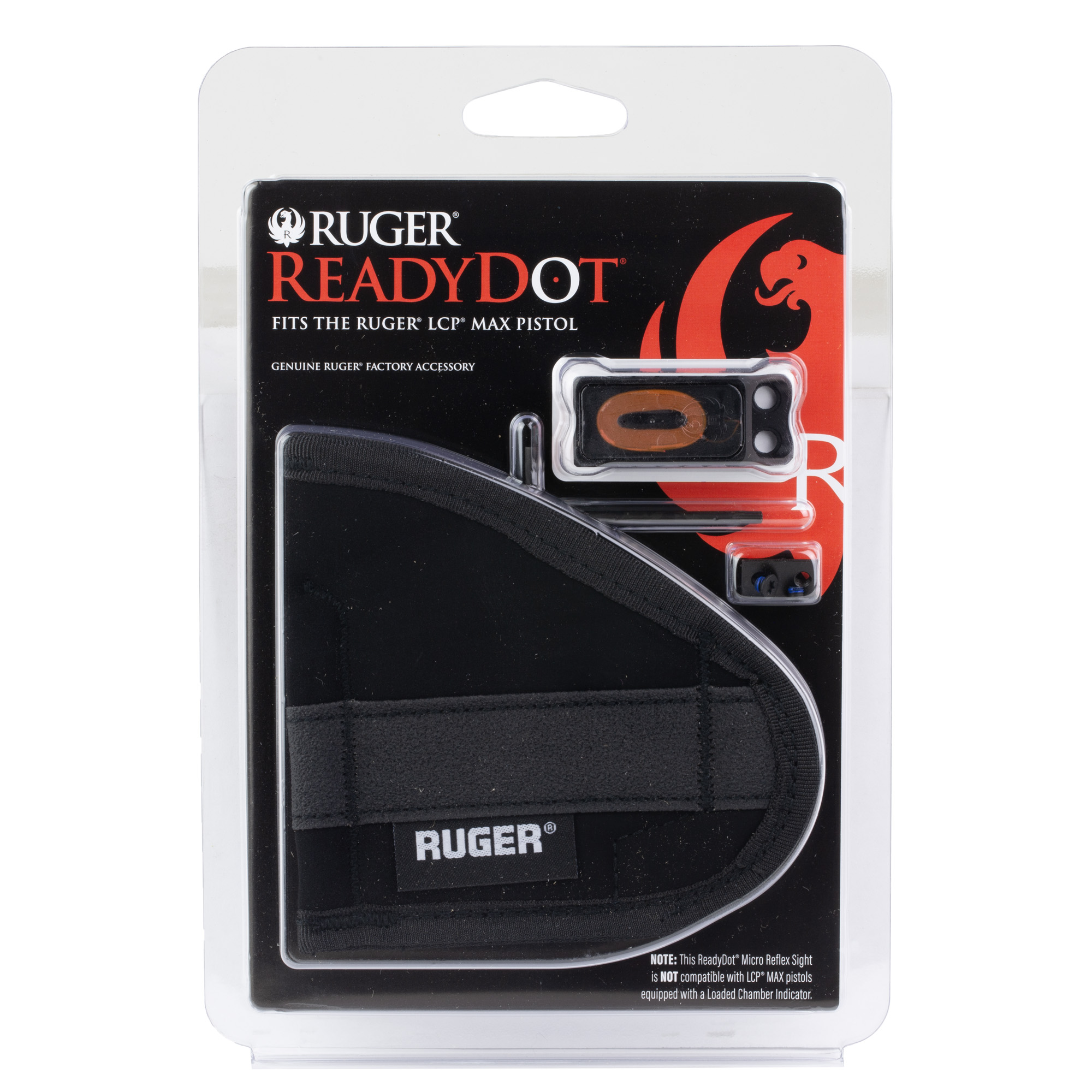 Ruger ReadyDot Reflex Sight for LCP MAX with Holster