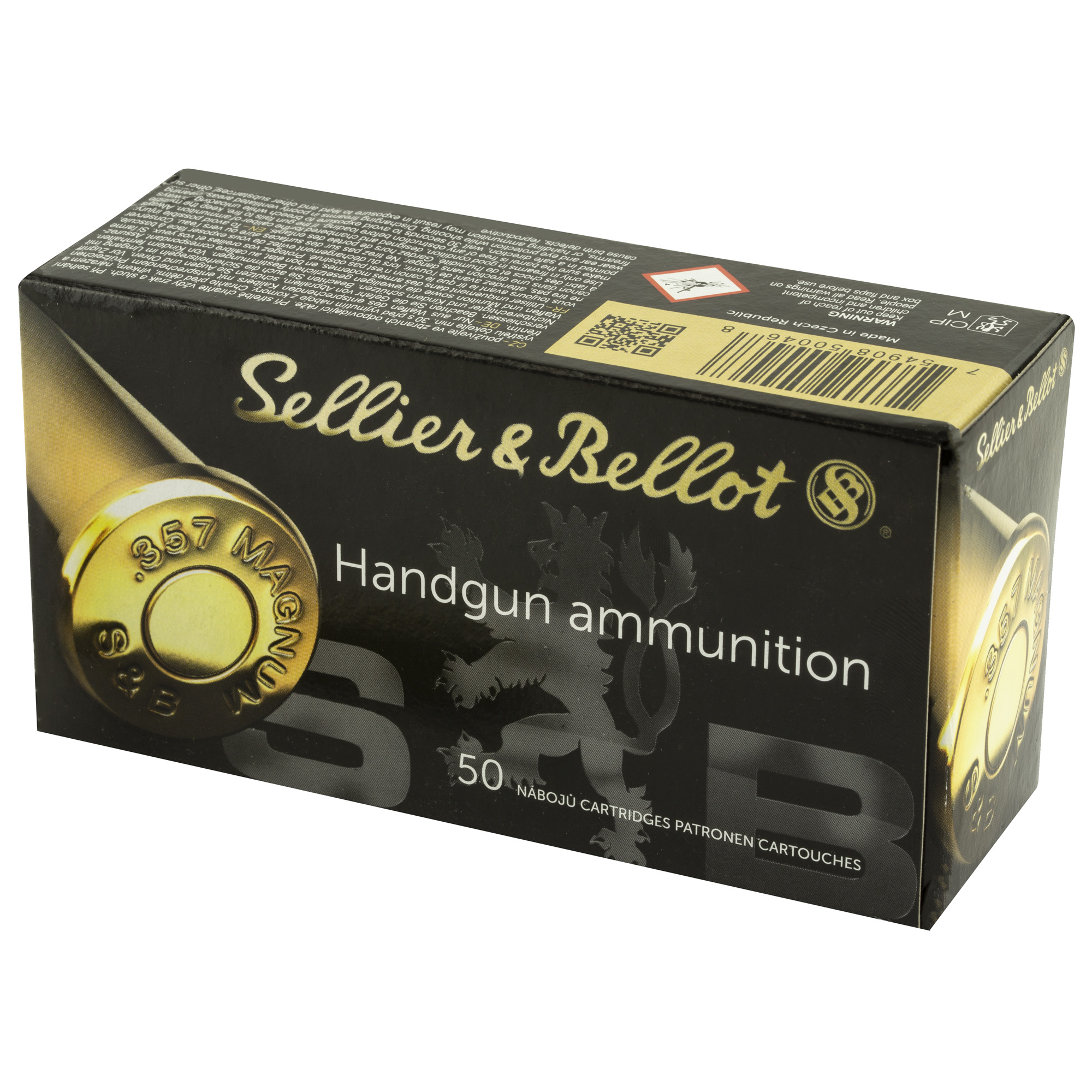 Sellier and Bellot 357 Mag 158gr – Proven Handgun Hunting Ammo, 50 Rounds 4 Sellier and Bellot 357 Mag 158gr – Proven Handgun Hunting Ammo, 50 Rounds - Image 4