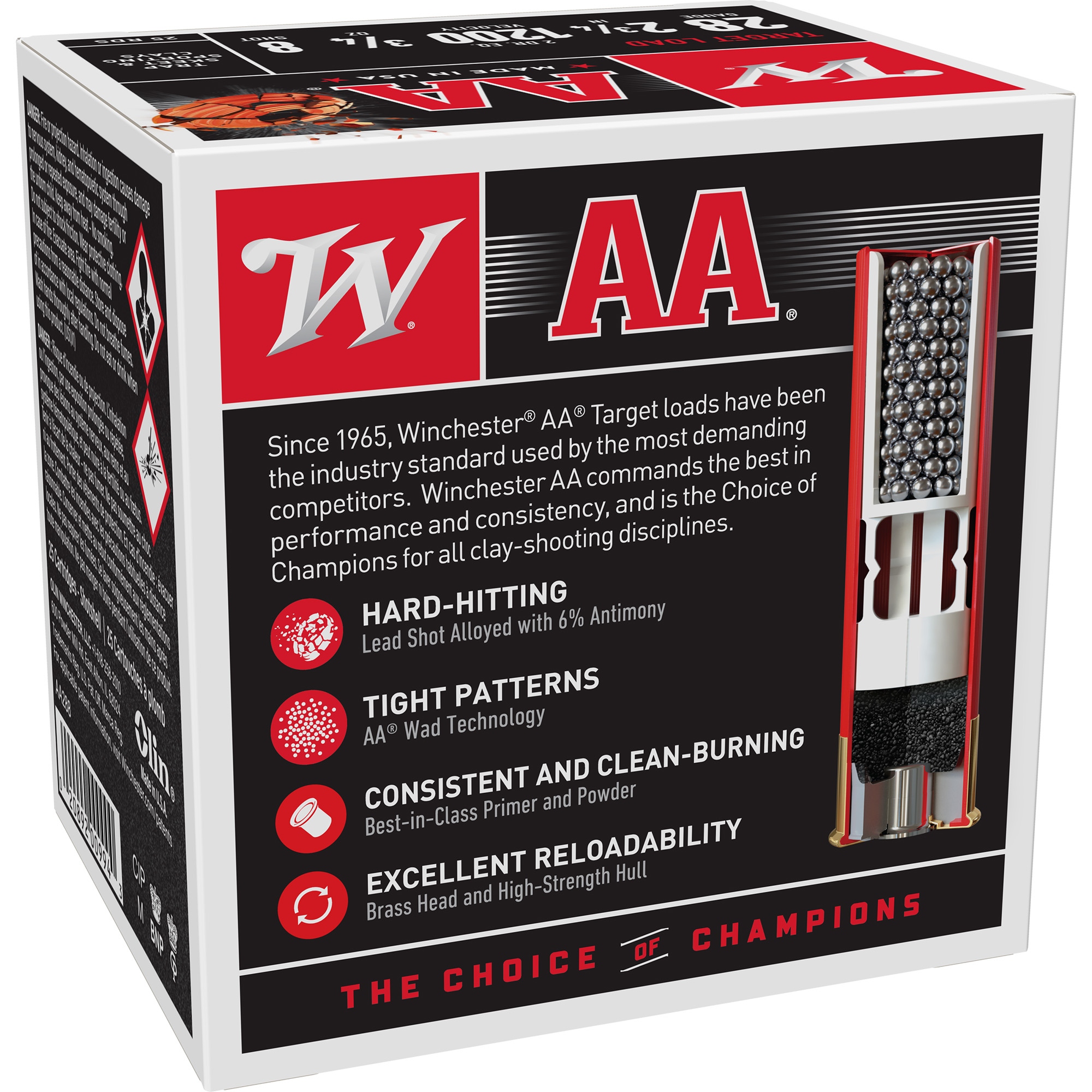 Winchester AA 20ga 8 Shot – Consistent Target Load, 25 Shells 4 Winchester AA 20ga 8 Shot – Consistent Target Load, 25 Shells - Image 4