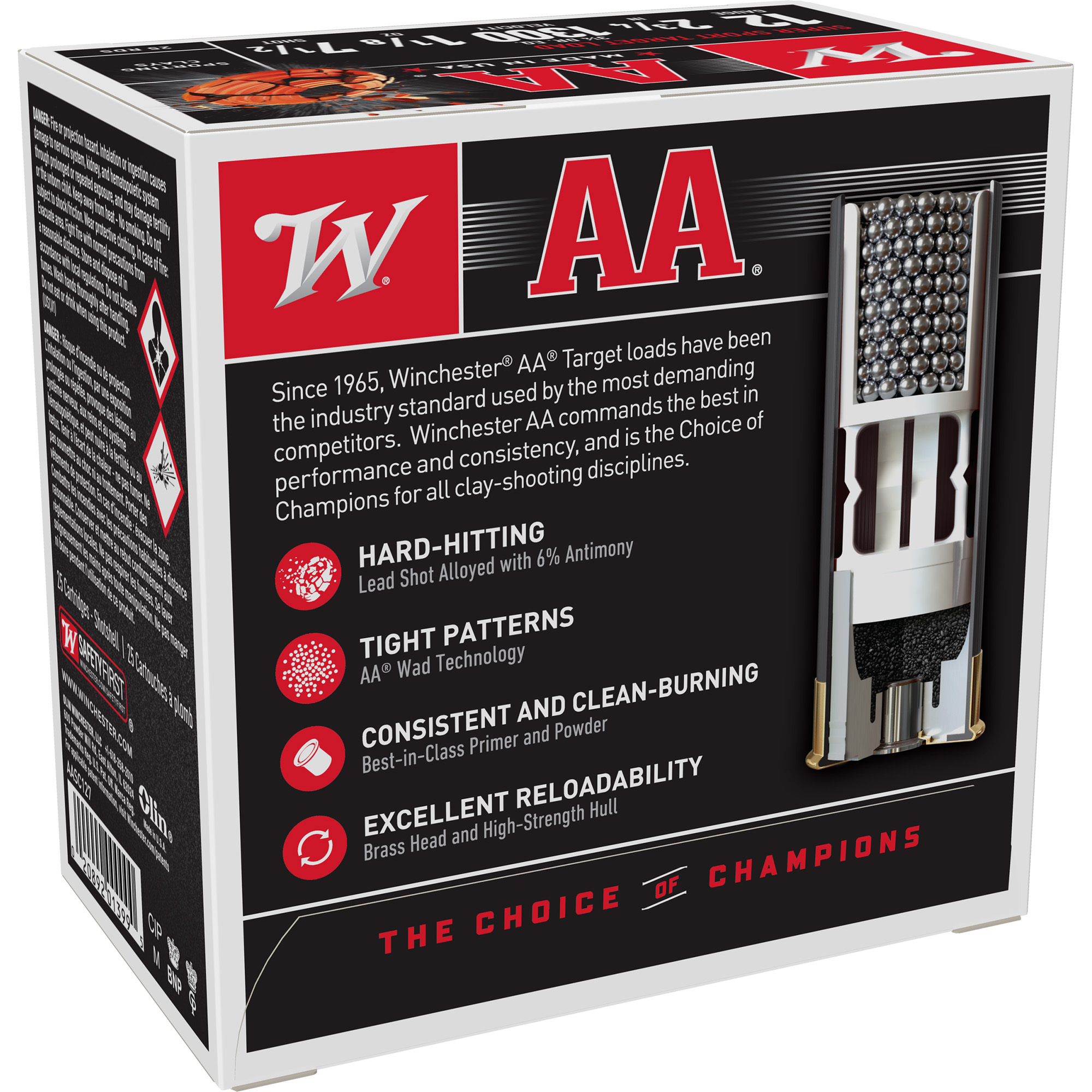 Winchester AA Super Sport 12ga 7.5 Shot – Consistent Target Load, 25 Shells 4 Winchester AA Super Sport 12ga 7.5 Shot – Consistent Target Load, 25 Shells - Image 4