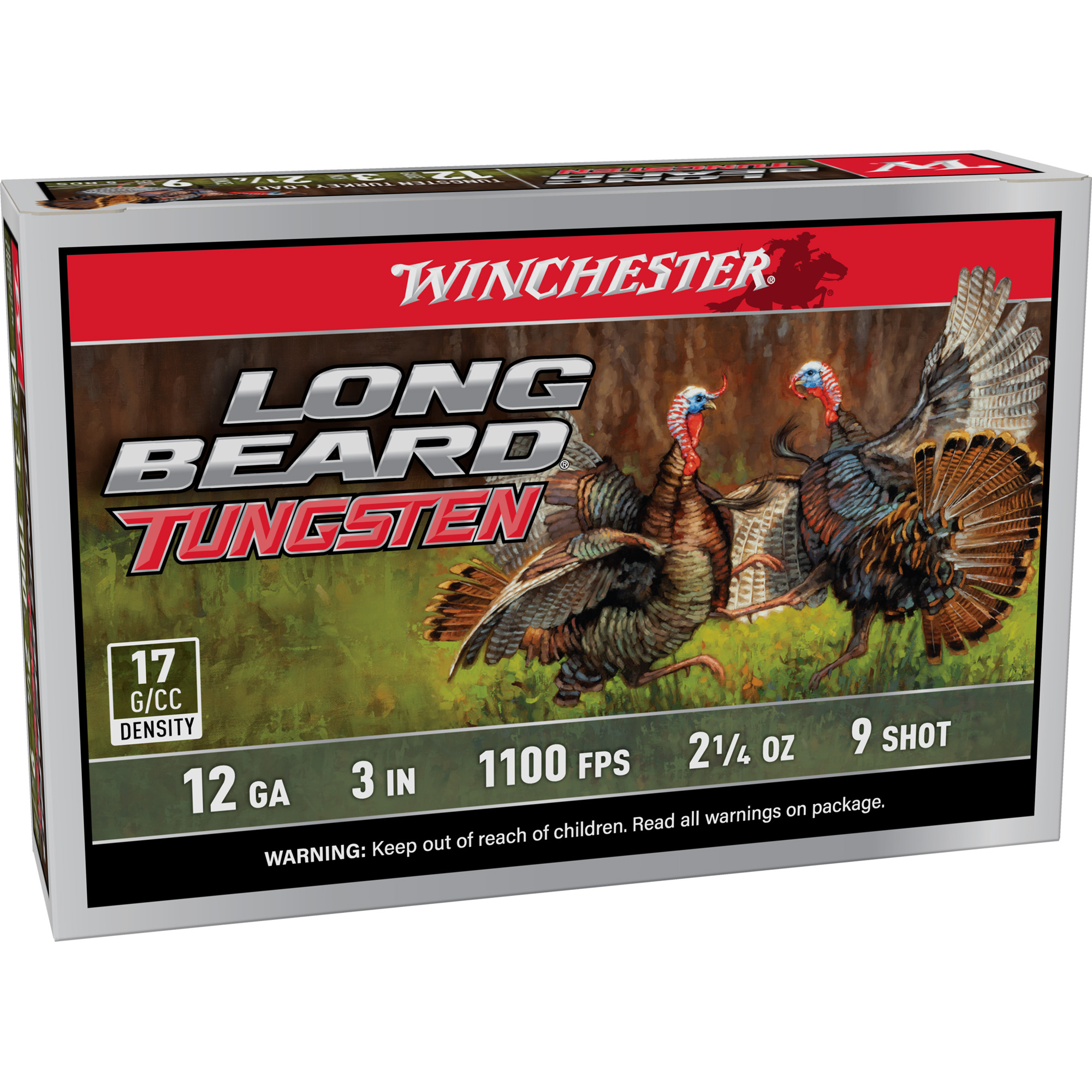 Winchester Long Beard Tungsten 12 Gauge 3" #9 Shot Shell
