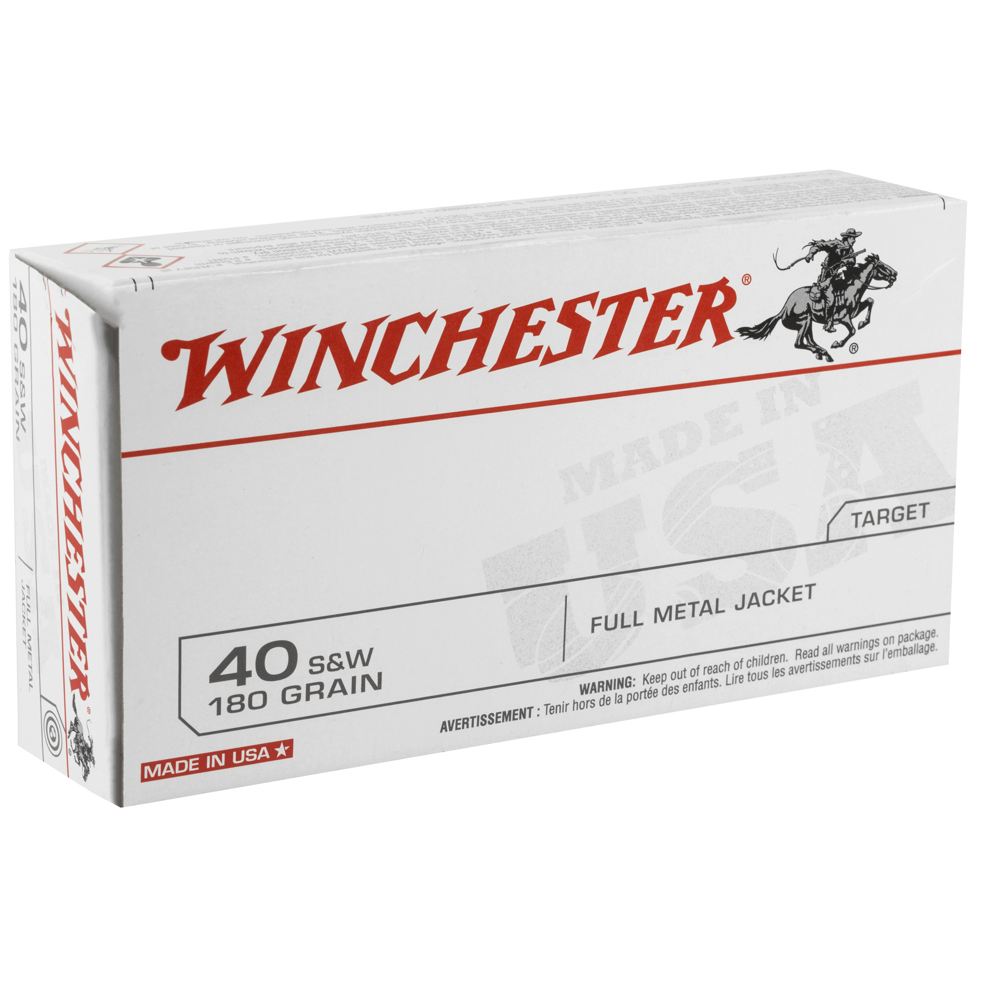 Winchester 40 SW 180gr – Consistent Range Ammo, 50 Rounds 4 Winchester 40 SW 180gr – Consistent Range Ammo, 50 Rounds - Image 4