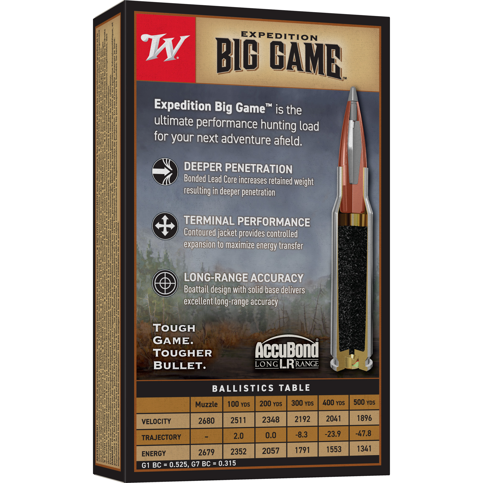 Winchester Expedition 308 Win 168gr – Dependable Big Game Hunting Ammo, 20 Rounds 4 Winchester Expedition 308 Win 168gr – Dependable Big Game Hunting Ammo, 20 Rounds - Image 4