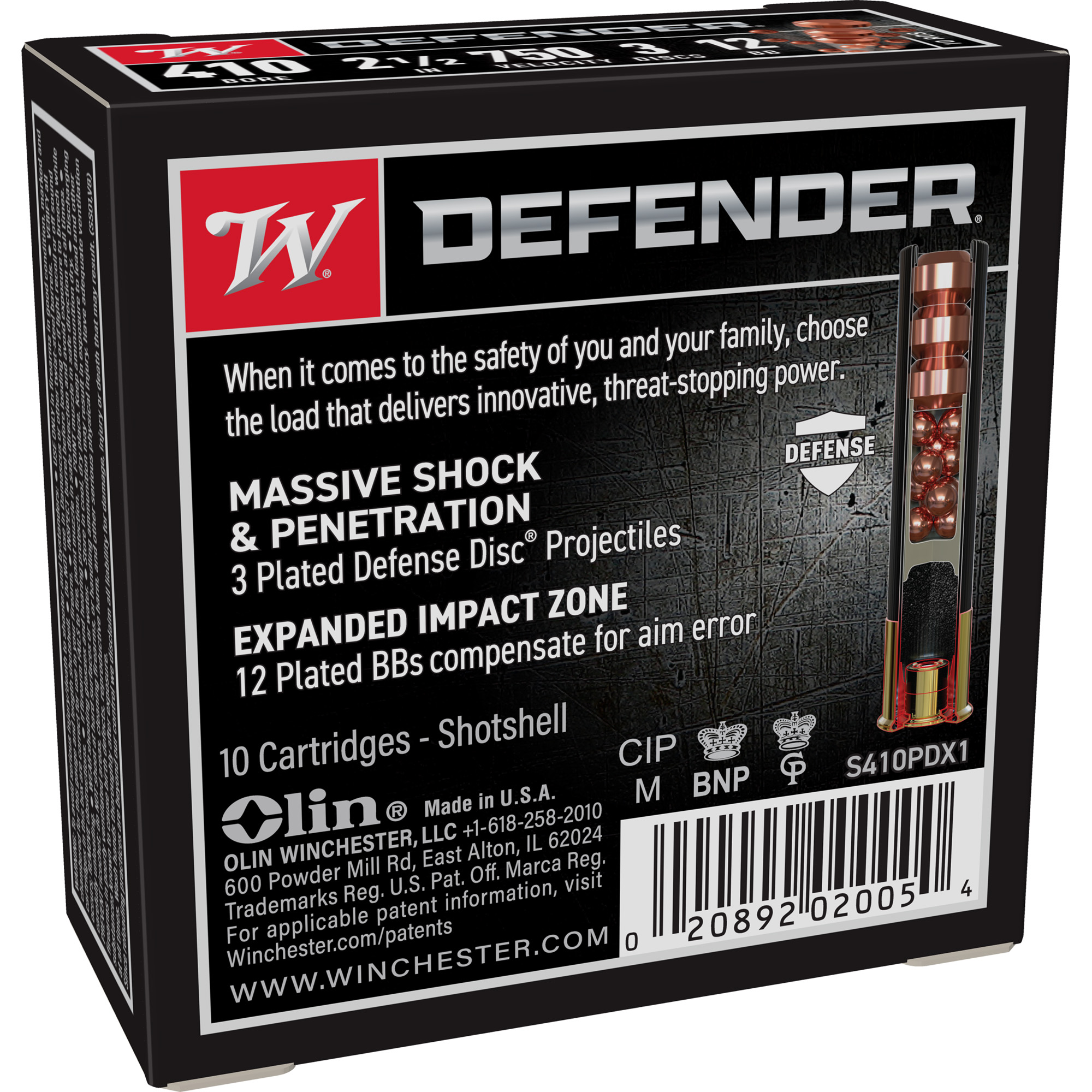 Winchester PDX1 Defender 410 Defense – Reliable Buckshot, 10 Shells 4 Winchester PDX1 Defender 410 Defense – Reliable Buckshot, 10 Shells - Image 4