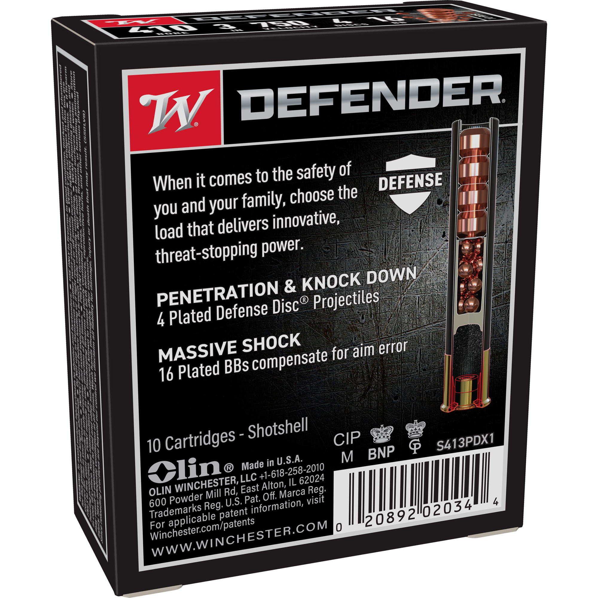 Winchester PDX1 410 3in Defense – Reliable Buckshot, 10 Shells 4 Winchester PDX1 410 3in Defense – Reliable Buckshot, 10 Shells - Image 4
