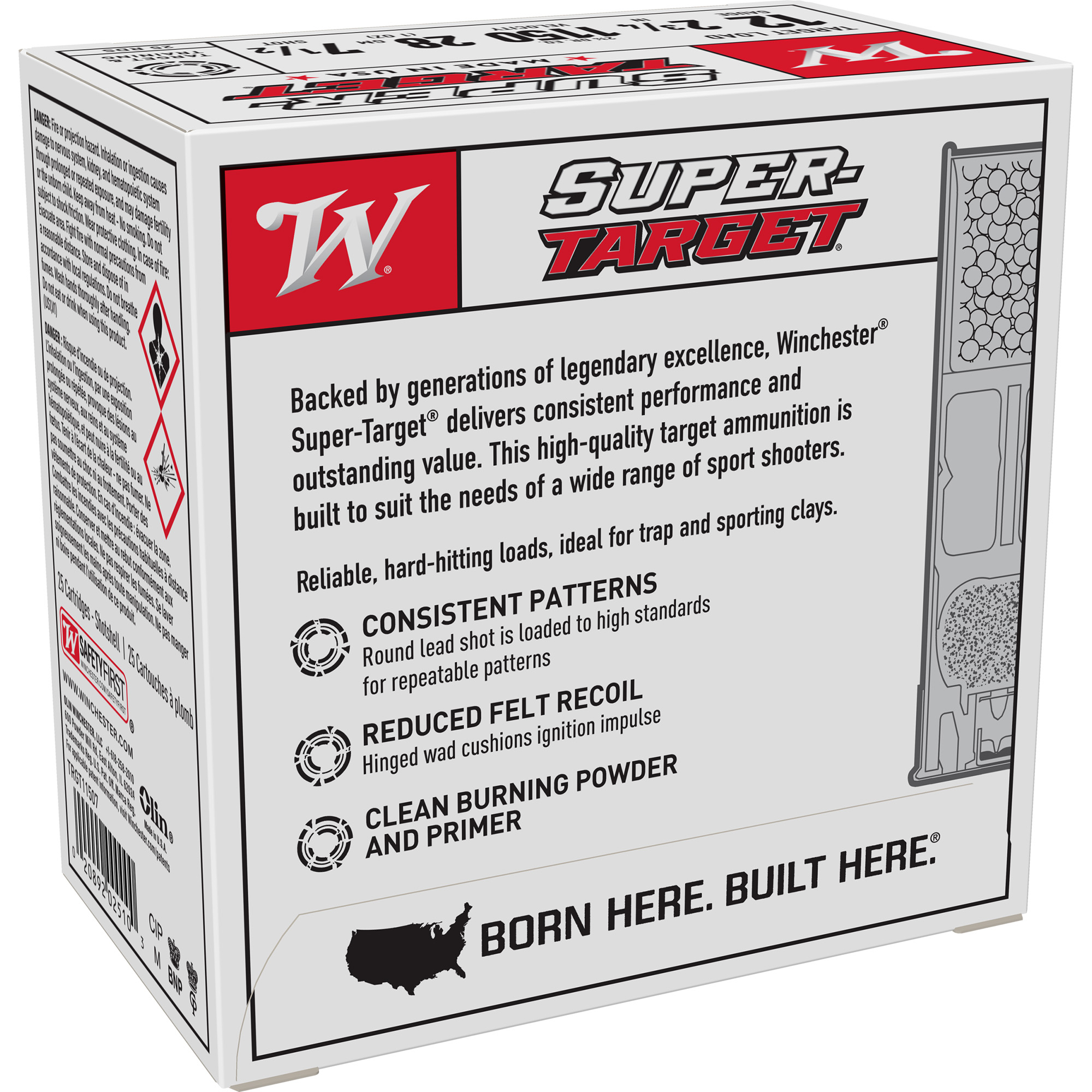 Winchester 12ga 7.5 Shot 25rd – Reliable Target Load, 25 Shells 3 Winchester 12ga 7.5 Shot 25rd – Reliable Target Load, 25 Shells - Image 3