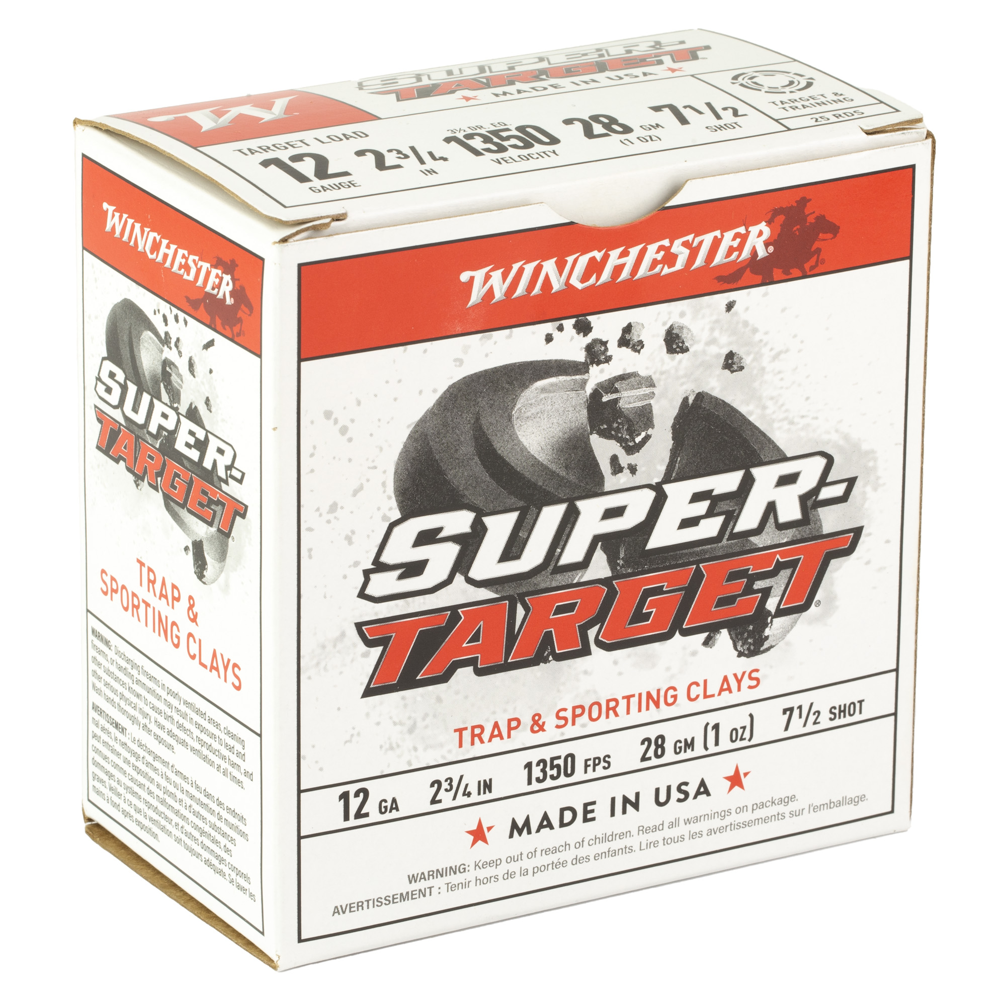 Winchester TRGT13507 12ga – Reliable Target Load, 25 Shells 3 Winchester TRGT13507 12ga – Reliable Target Load, 25 Shells - Image 3