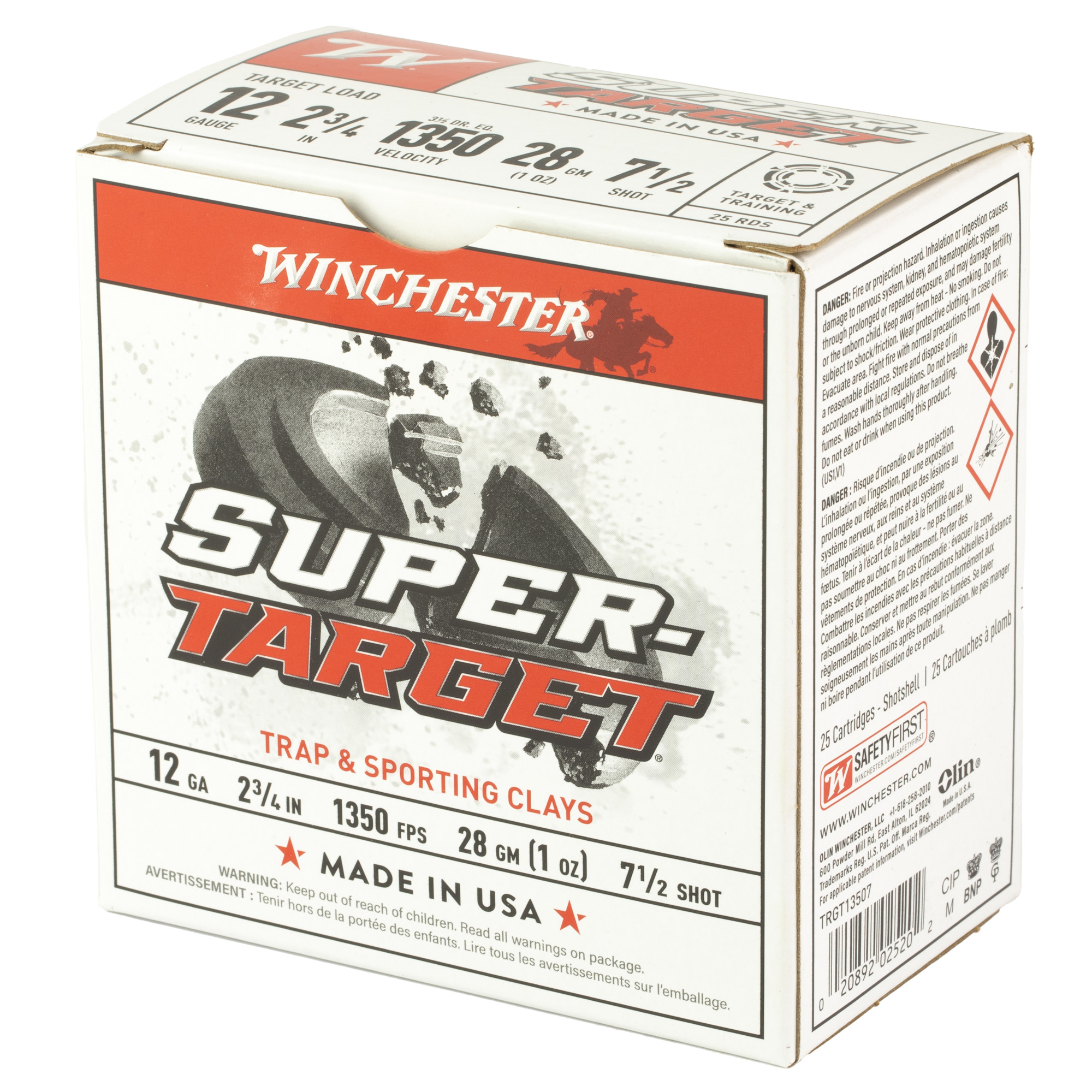 Winchester TRGT13507 12ga – Reliable Target Load, 25 Shells 4 Winchester TRGT13507 12ga – Reliable Target Load, 25 Shells - Image 4