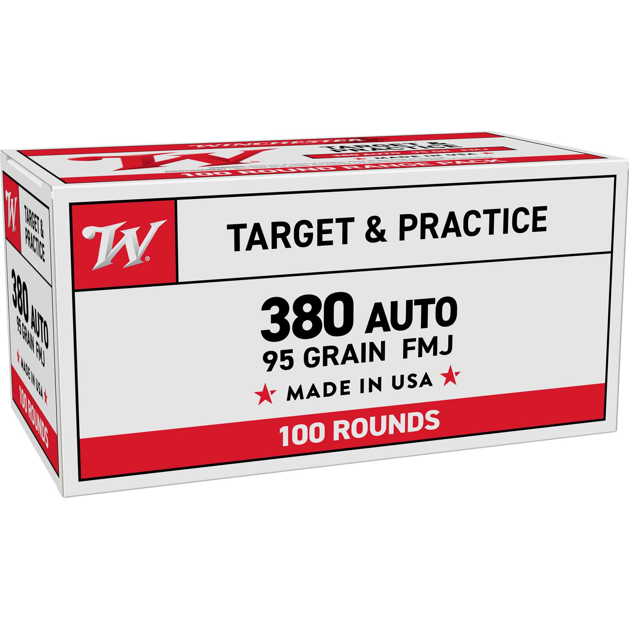 Winchester 380 ACP 95gr – Consistent Range Ammo, 100 Rounds 3 Winchester 380 ACP 95gr – Consistent Range Ammo, 100 Rounds - Image 3