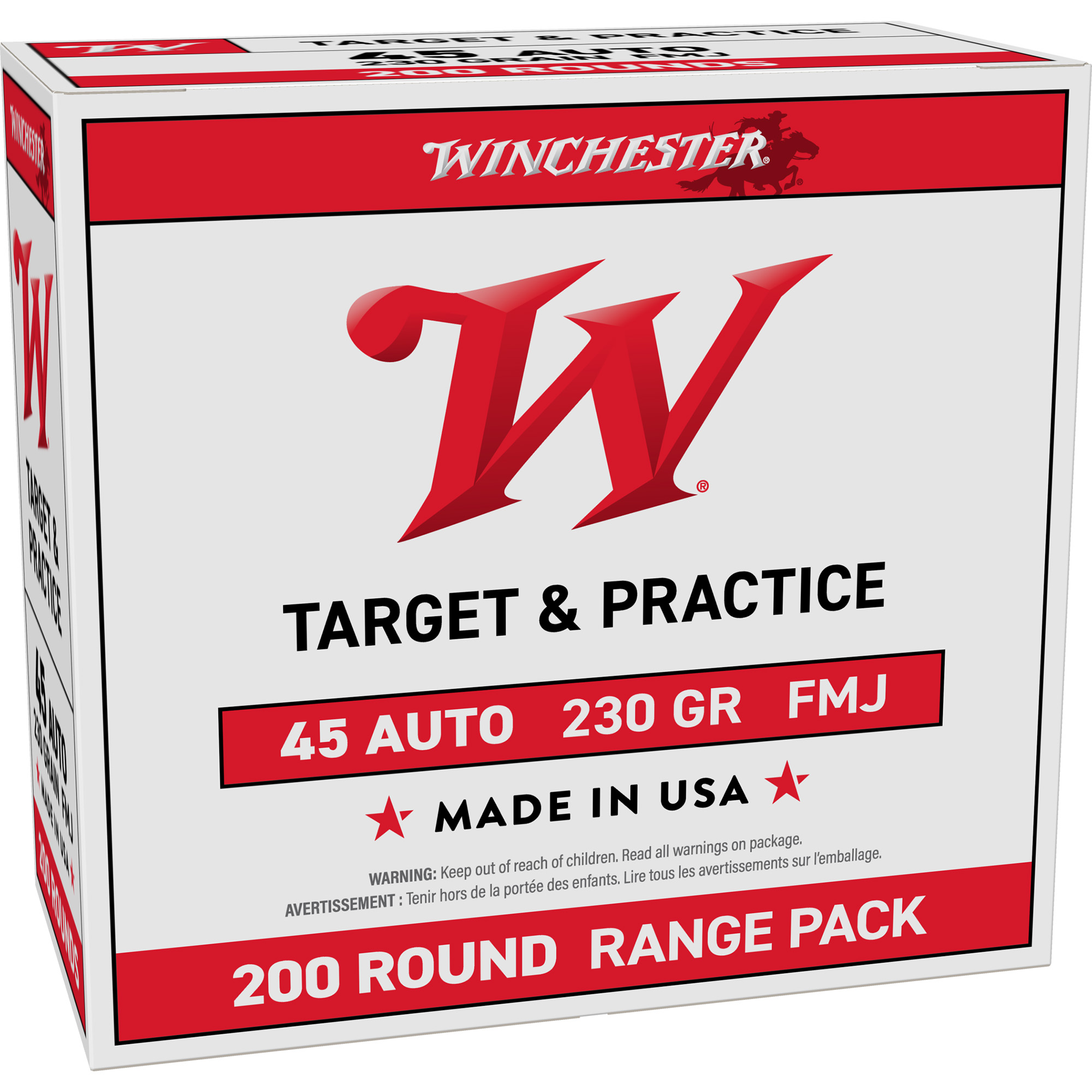 Winchester USA Range Pack 45 ACP 230gr – Reliable Range Ammo, 200 Rounds 3 Winchester USA Range Pack 45 ACP 230gr – Reliable Range Ammo, 200 Rounds - Image 3