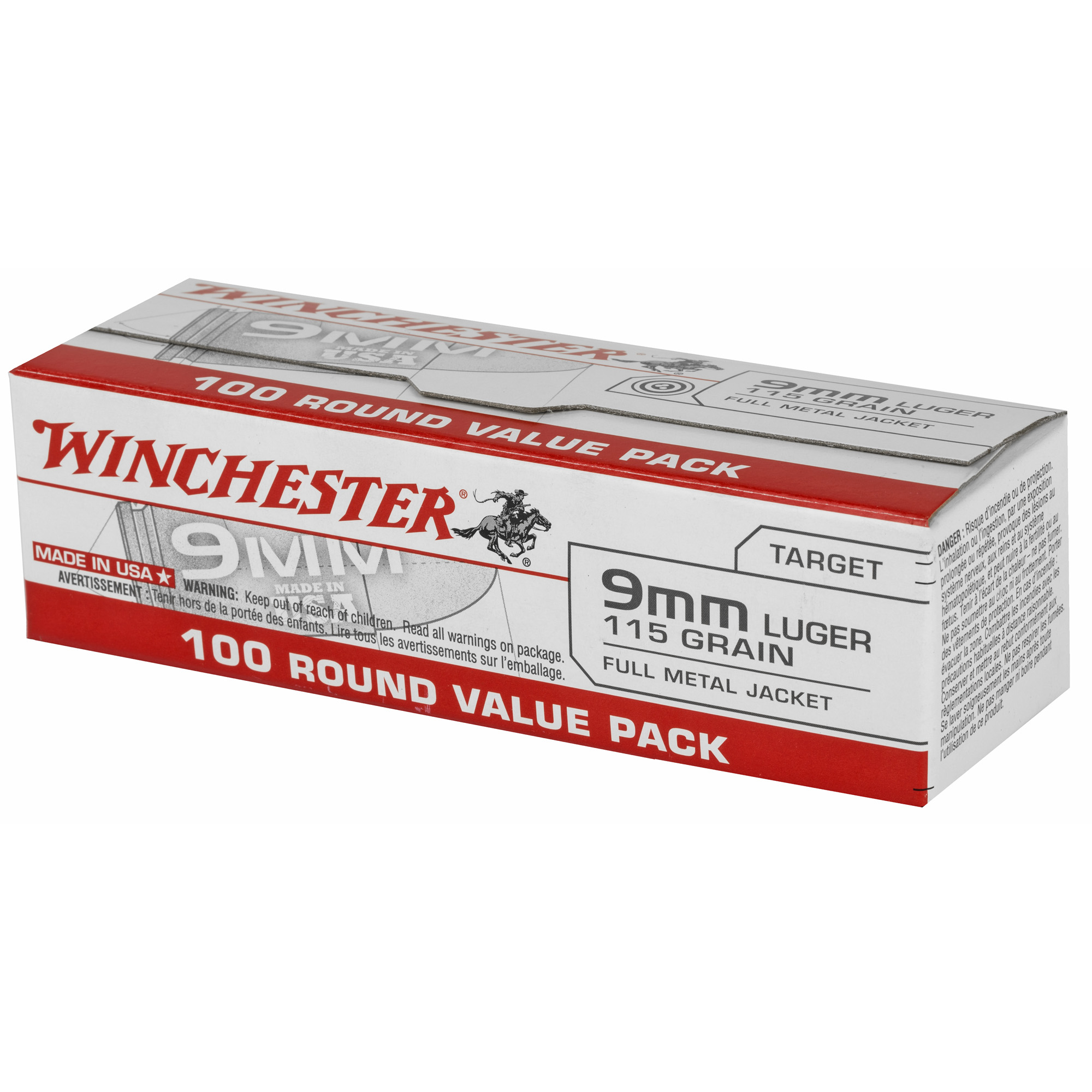 Winchester USA Value Pack 9mm 115gr – Dependable Range Ammo, 100 Rounds 4 Winchester USA Value Pack 9mm 115gr – Dependable Range Ammo, 100 Rounds - Image 4