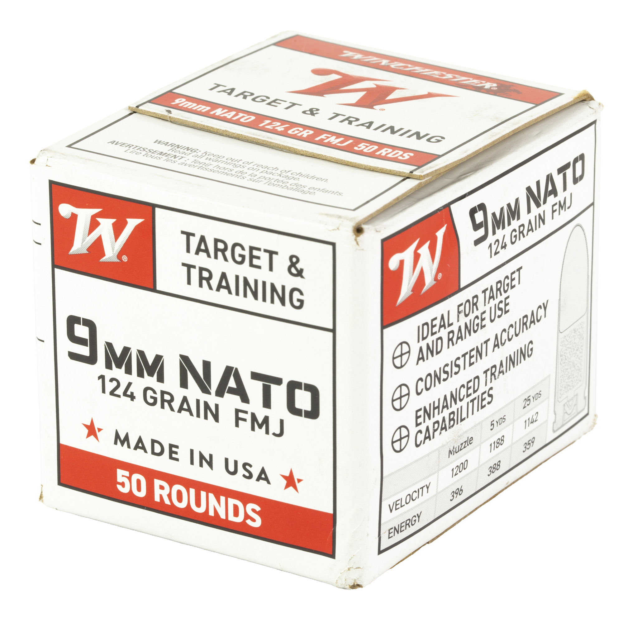 Winchester 9mm 124gr – Reliable Range Ammo, 50 Rounds 4 Winchester 9mm 124gr – Reliable Range Ammo, 50 Rounds - Image 4