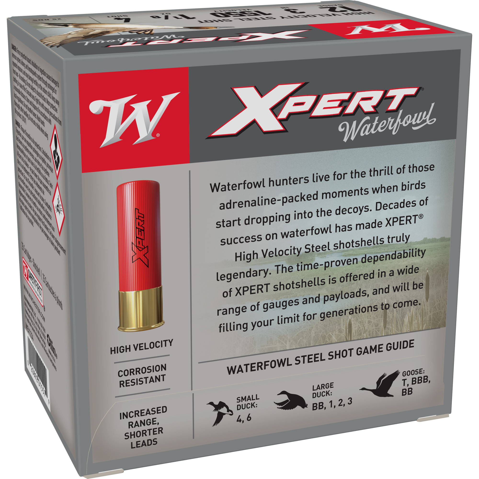 Winchester Xpert 12ga 3in 4 Shot – Proven Waterfowl Load, 25 Shells 4 Winchester Xpert 12ga 3in 4 Shot – Proven Waterfowl Load, 25 Shells - Image 4