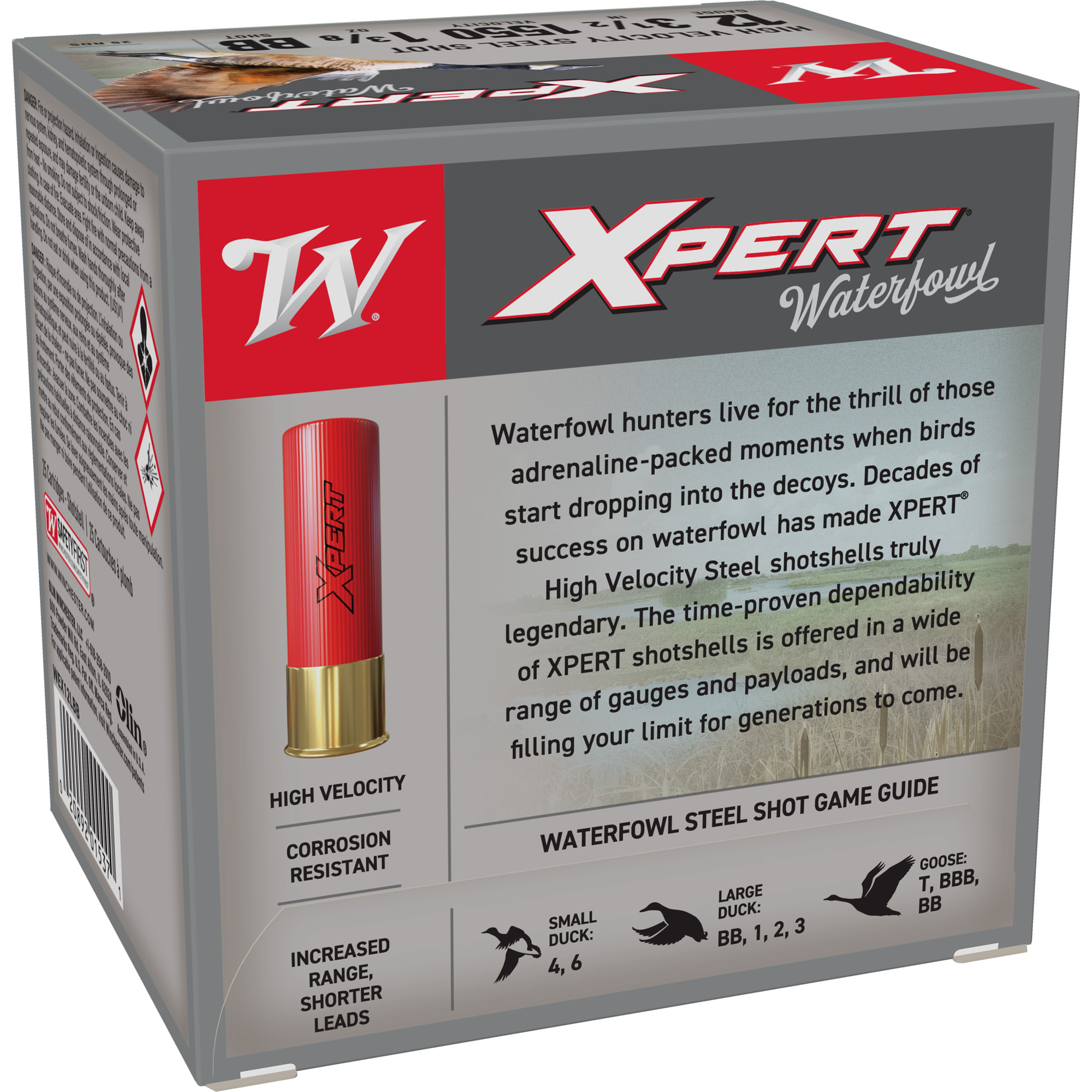 Winchester Xpert HV 12ga 3.5in BB Shot – Dependable Waterfowl Load, 25 Shells 4 Winchester Xpert HV 12ga 3.5in BB Shot – Dependable Waterfowl Load, 25 Shells - Image 4