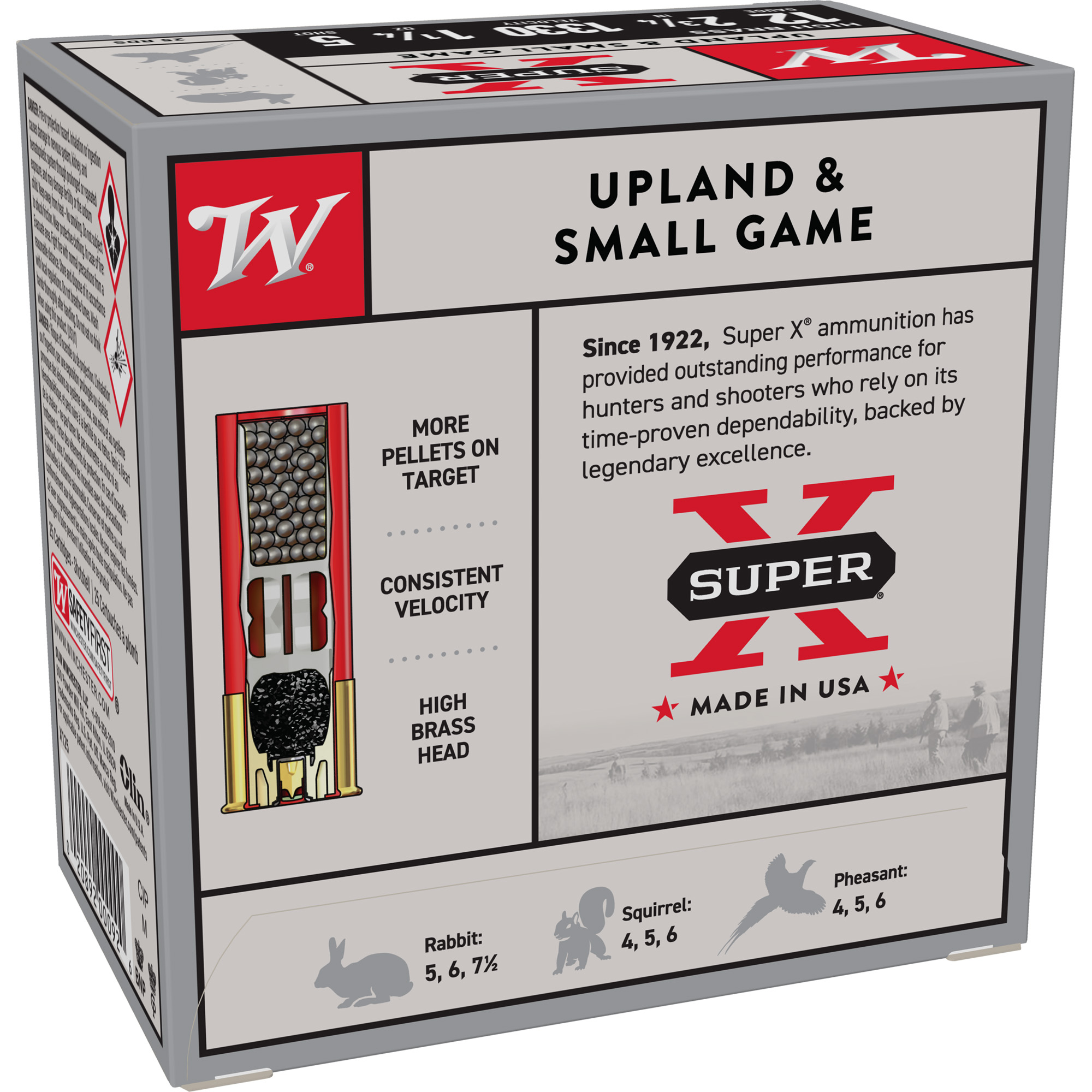 Winchester Super X 12ga 5 Shot – Dependable Upland Hunting Load, 25 Shells 4 Winchester Super X 12ga 5 Shot – Dependable Upland Hunting Load, 25 Shells - Image 4