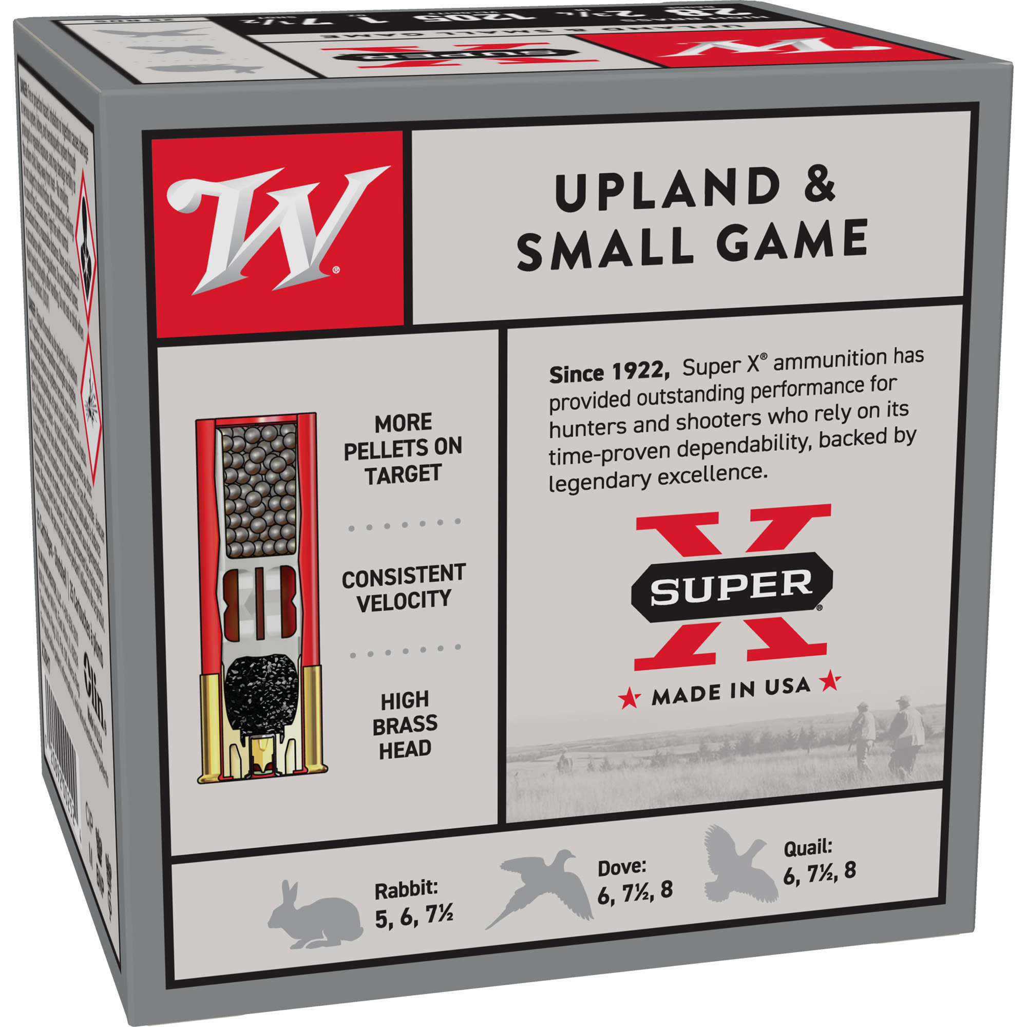 Winchester Super X Heavy 28ga 7.5 Shot – Dependable Upland Hunting Load, 25 Shells 4 Winchester Super X Heavy 28ga 7.5 Shot – Dependable Upland Hunting Load, 25 Shells - Image 4